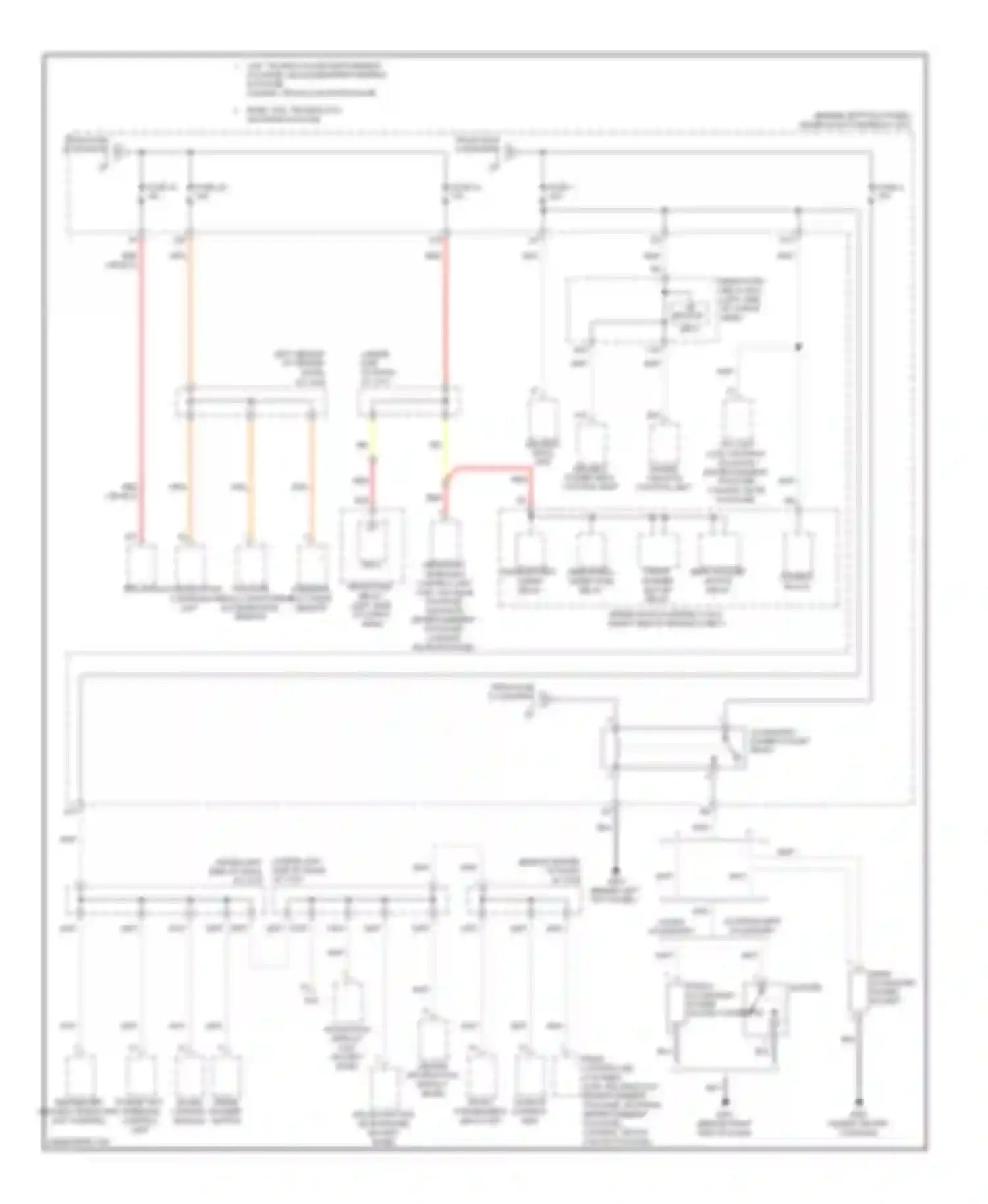 Wiring diagram driver's power seat control unit for Acura MDX II facelift (2010-2013) (3 of 3)