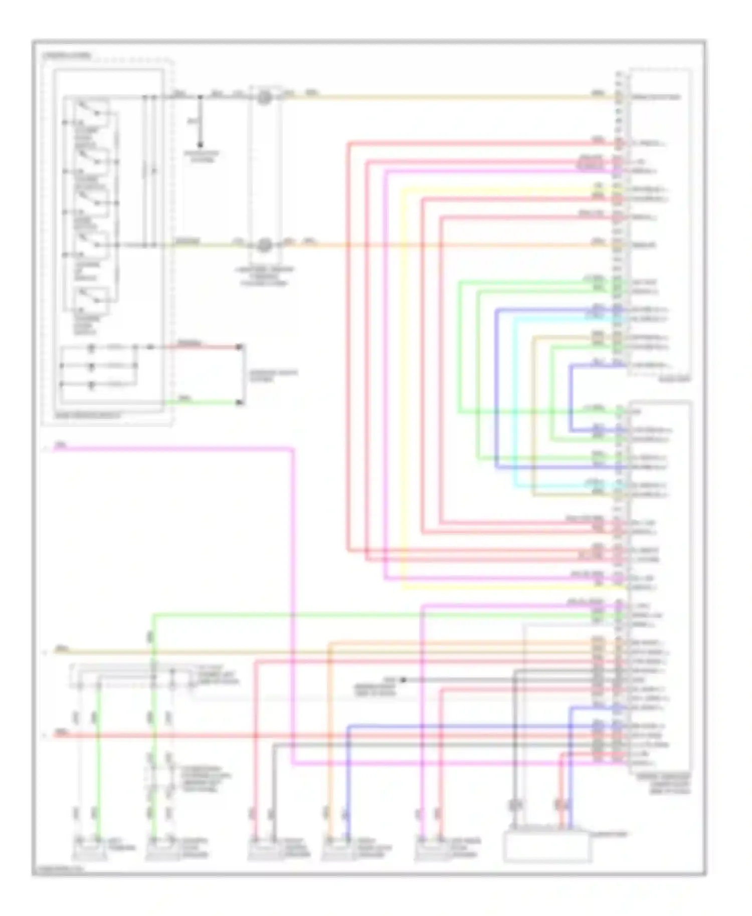 Wiring diagram fl pre in+ for Acura MDX II facelift (2010-2013) (1 of 5)