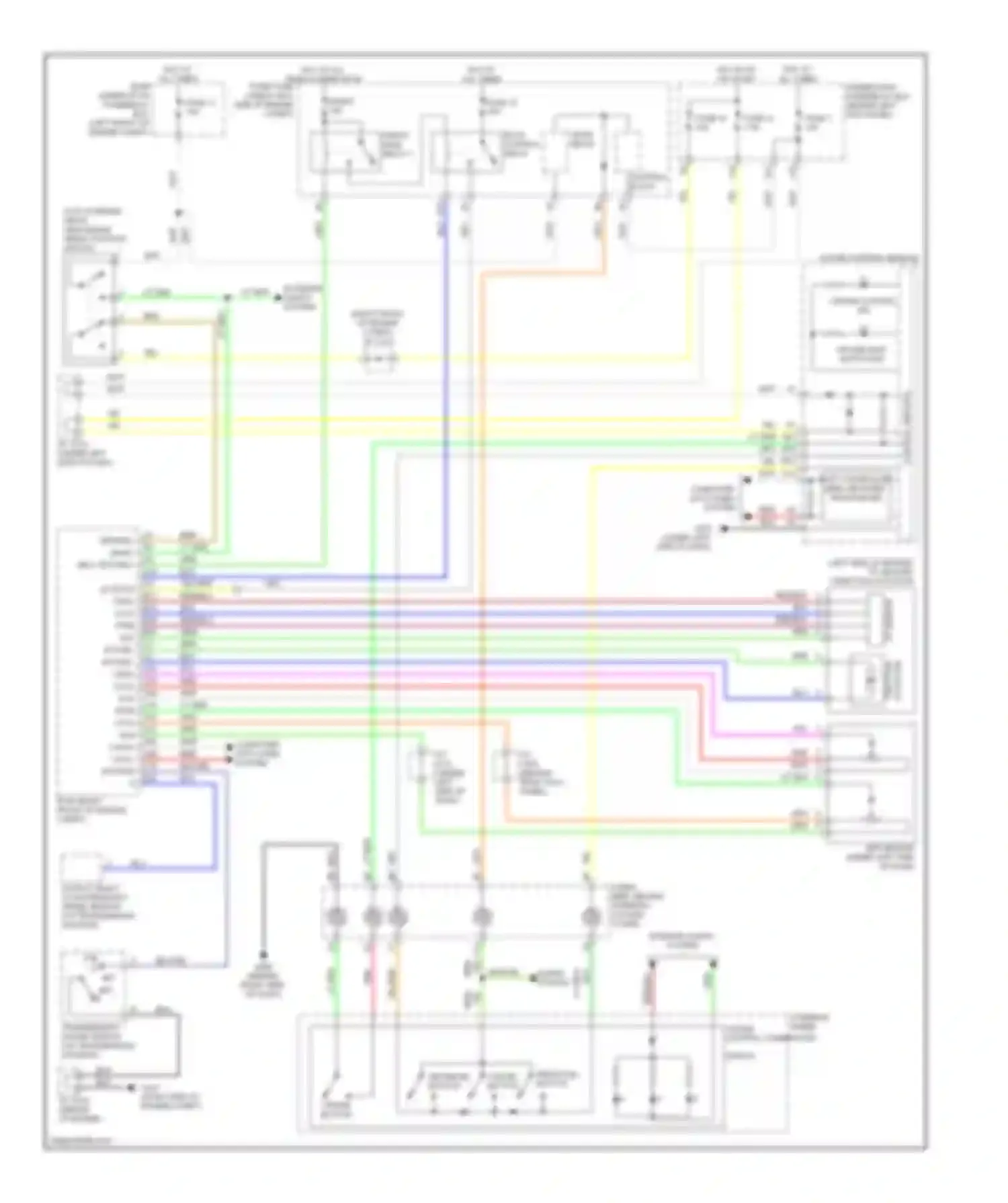 Wiring diagram fuse 10 for Acura MDX II facelift (2010-2013) (3 of 9)