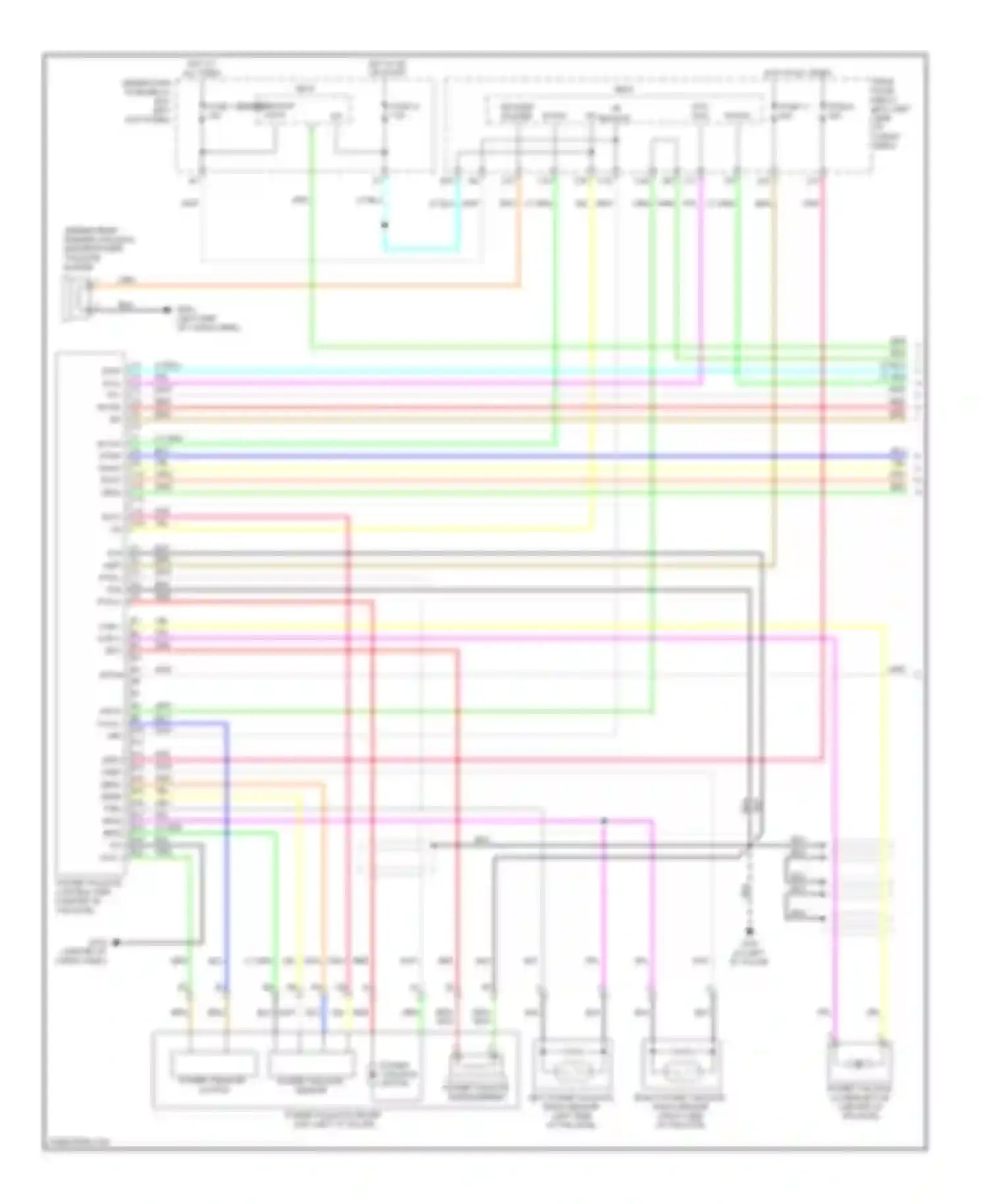 Wiring diagram half full ntl rs dr sw for Acura MDX II facelift (2010-2013) (1 of 1)