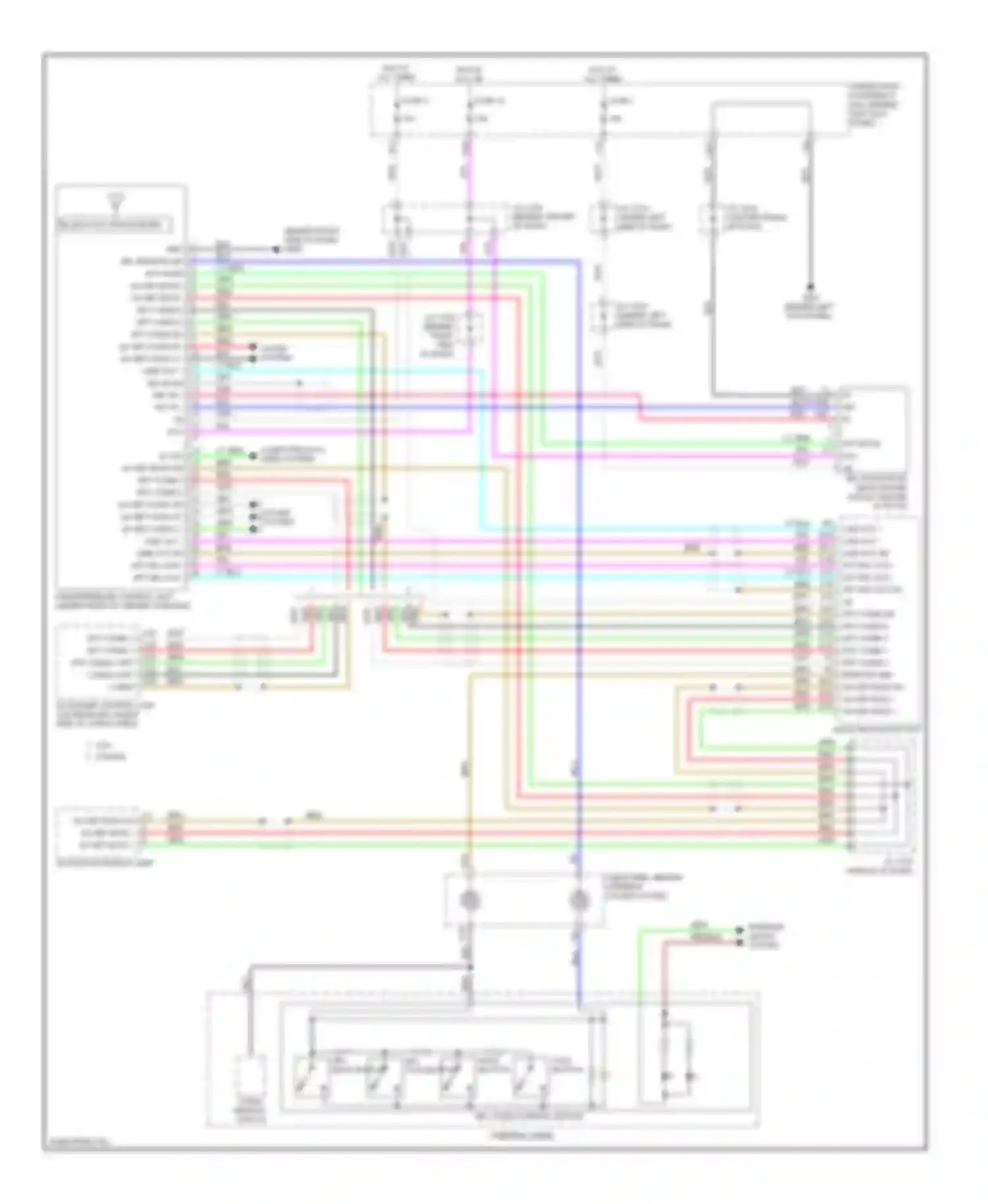 Wiring diagram hfl-voice control switch for Acura MDX II facelift (2010-2013) (1 of 1)