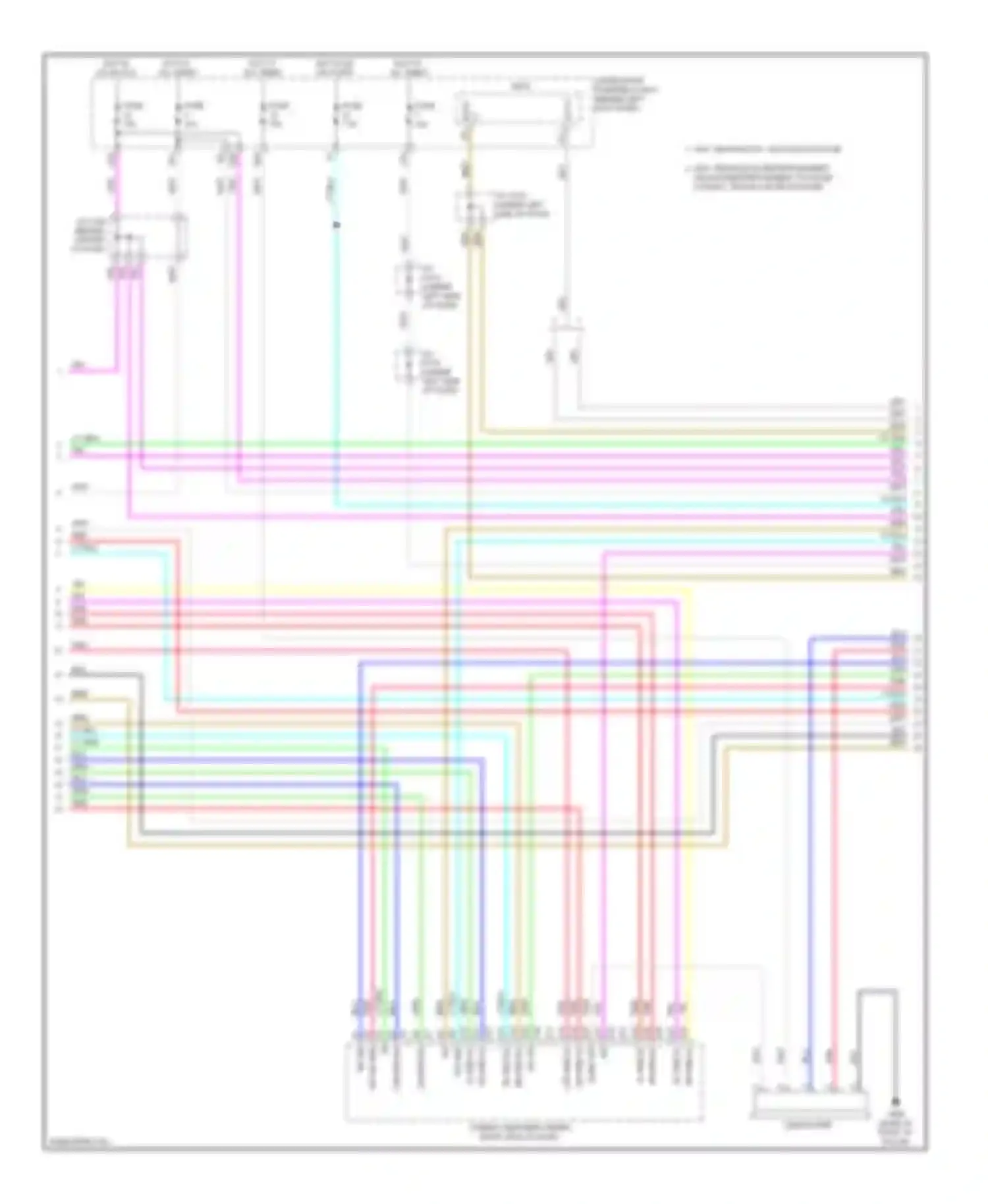 Wiring diagram hot in on or acc for Acura MDX II facelift (2010-2013) (3 of 5)