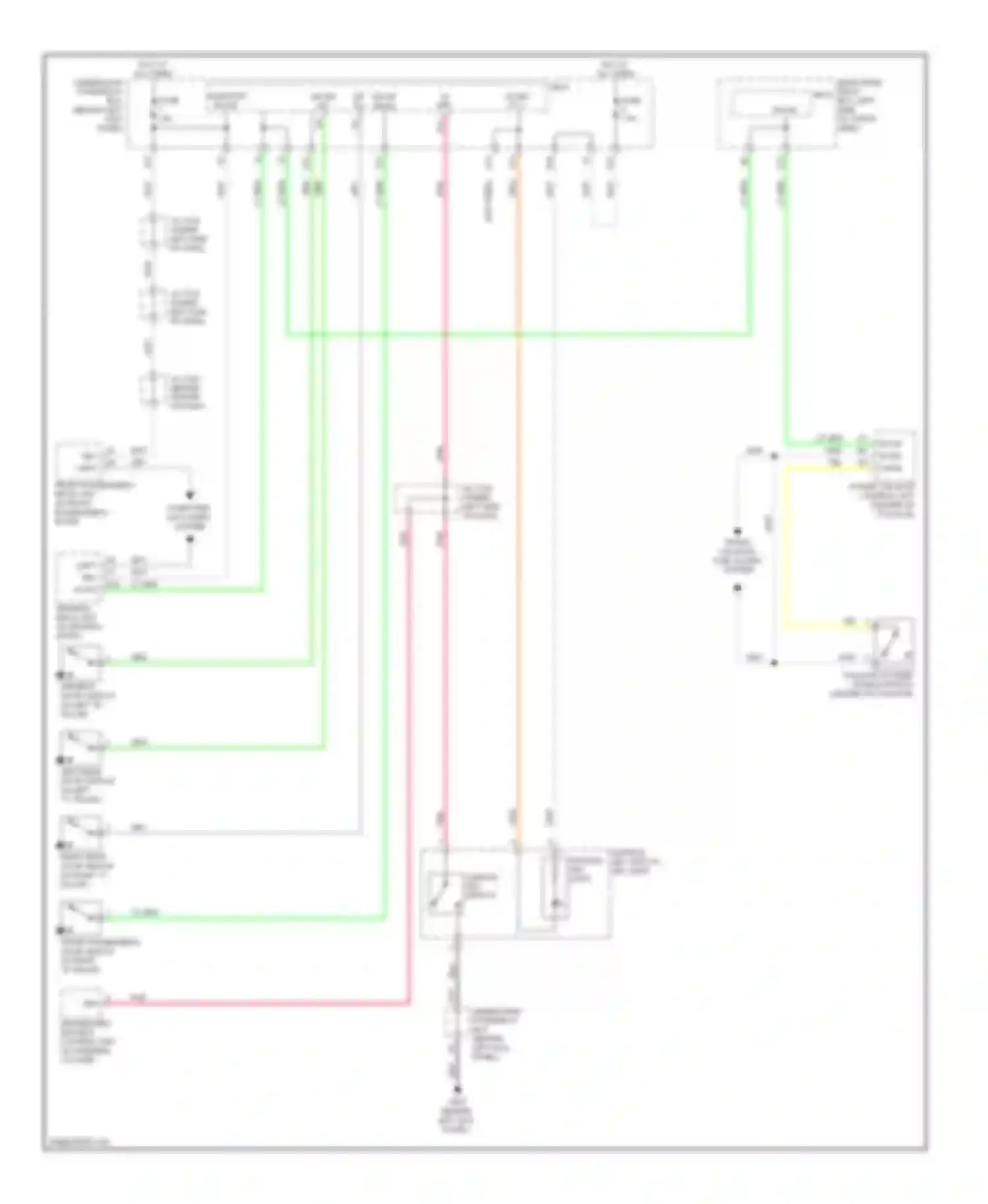 Wiring diagram ig key sw for Acura MDX II facelift (2010-2013) (1 of 2)