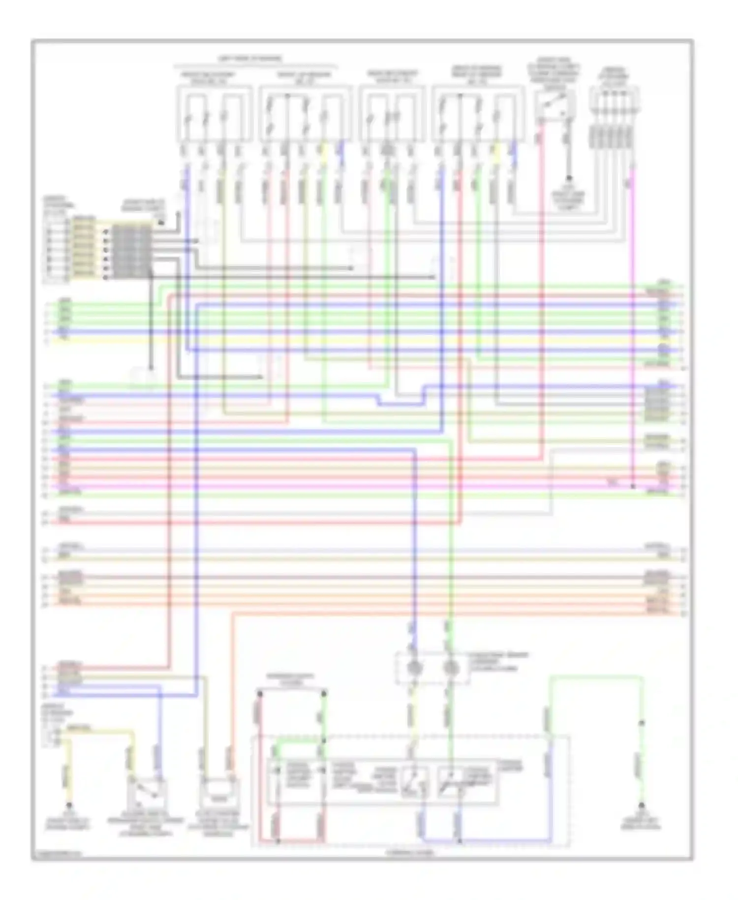 Wiring diagram on switch for Acura MDX II facelift (2010-2013) (1 of 1)