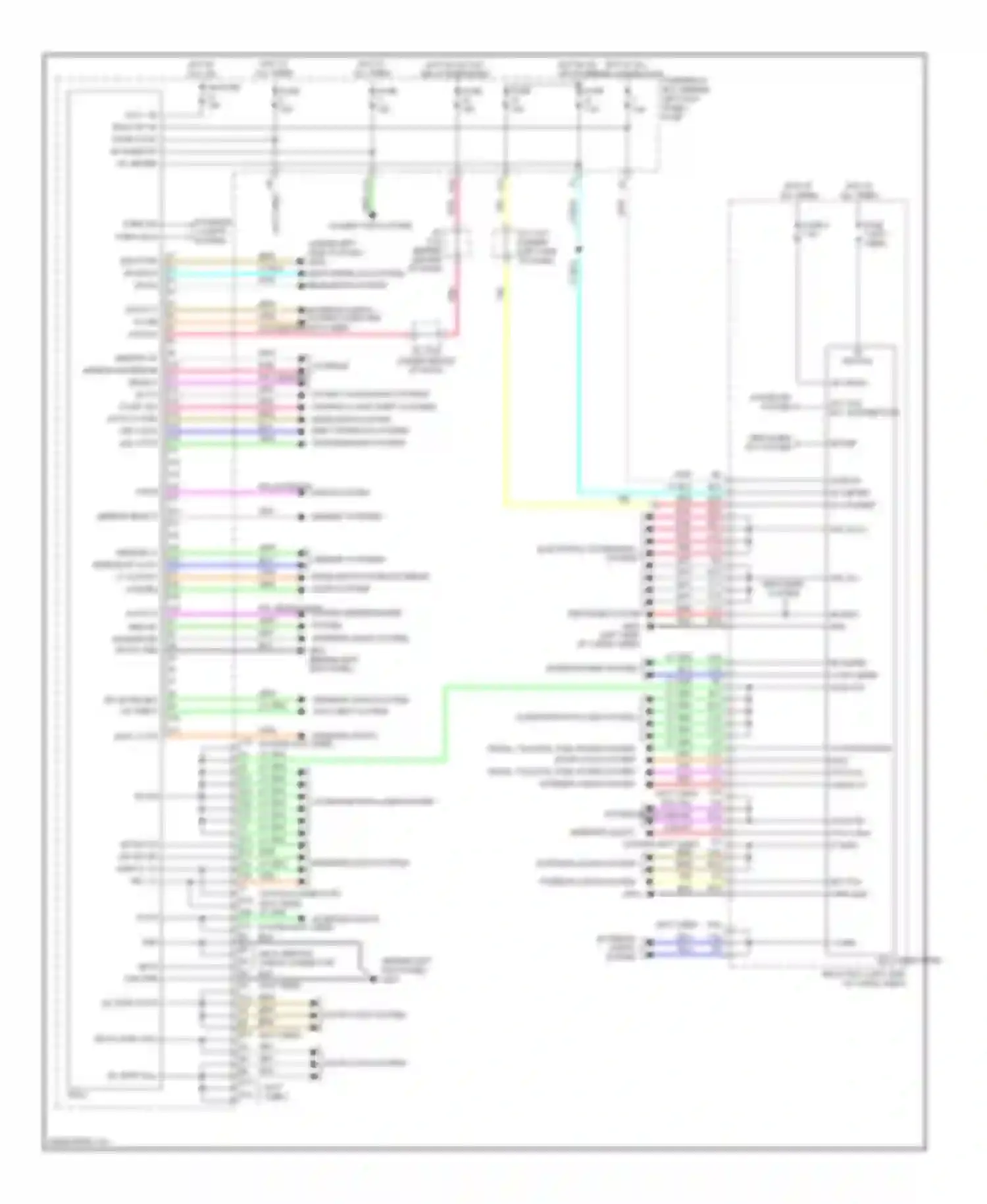 Wiring diagram power rr acc soc rly- distribution system for Acura MDX II facelift (2010-2013) (1 of 1)