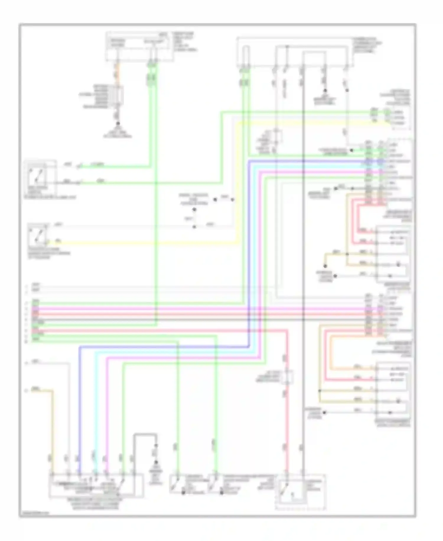 Wiring diagram red for Acura MDX II facelift (2010-2013) (10 of 96)