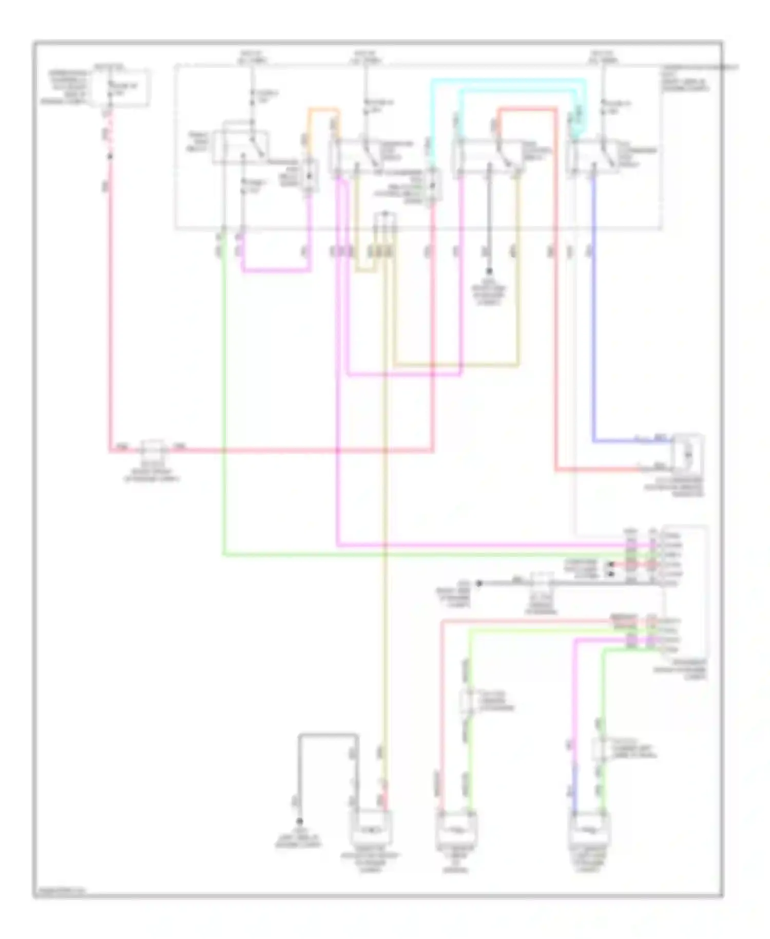 Wiring diagram red for Acura MDX II facelift (2010-2013) (8 of 96)