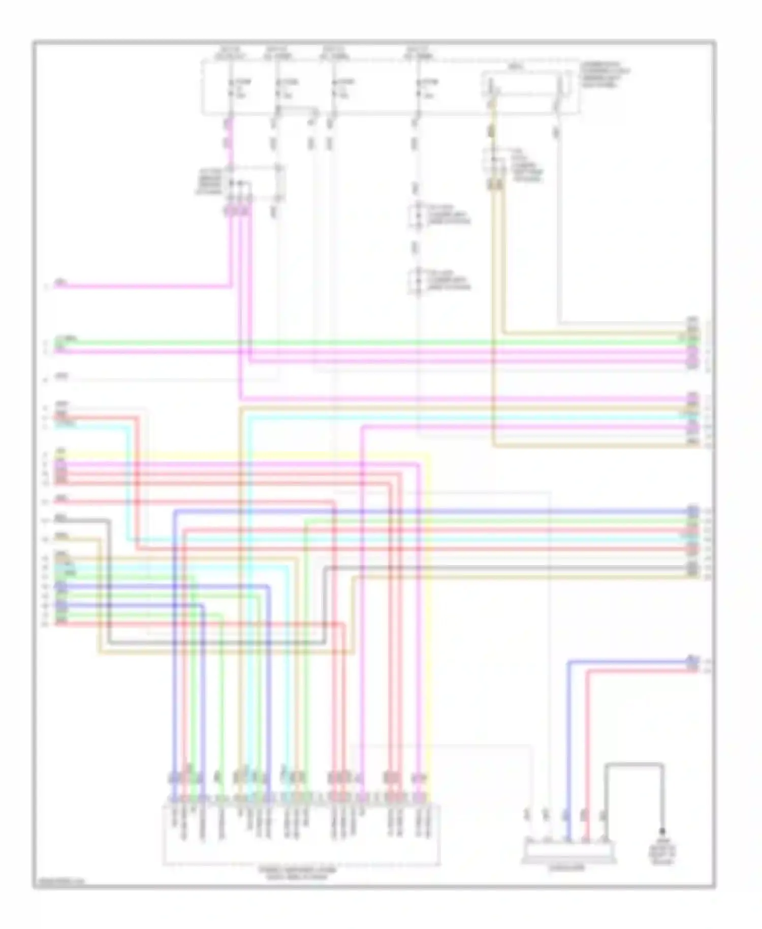 Wiring diagram rg sh for Acura MDX II facelift (2010-2013) (1 of 4)