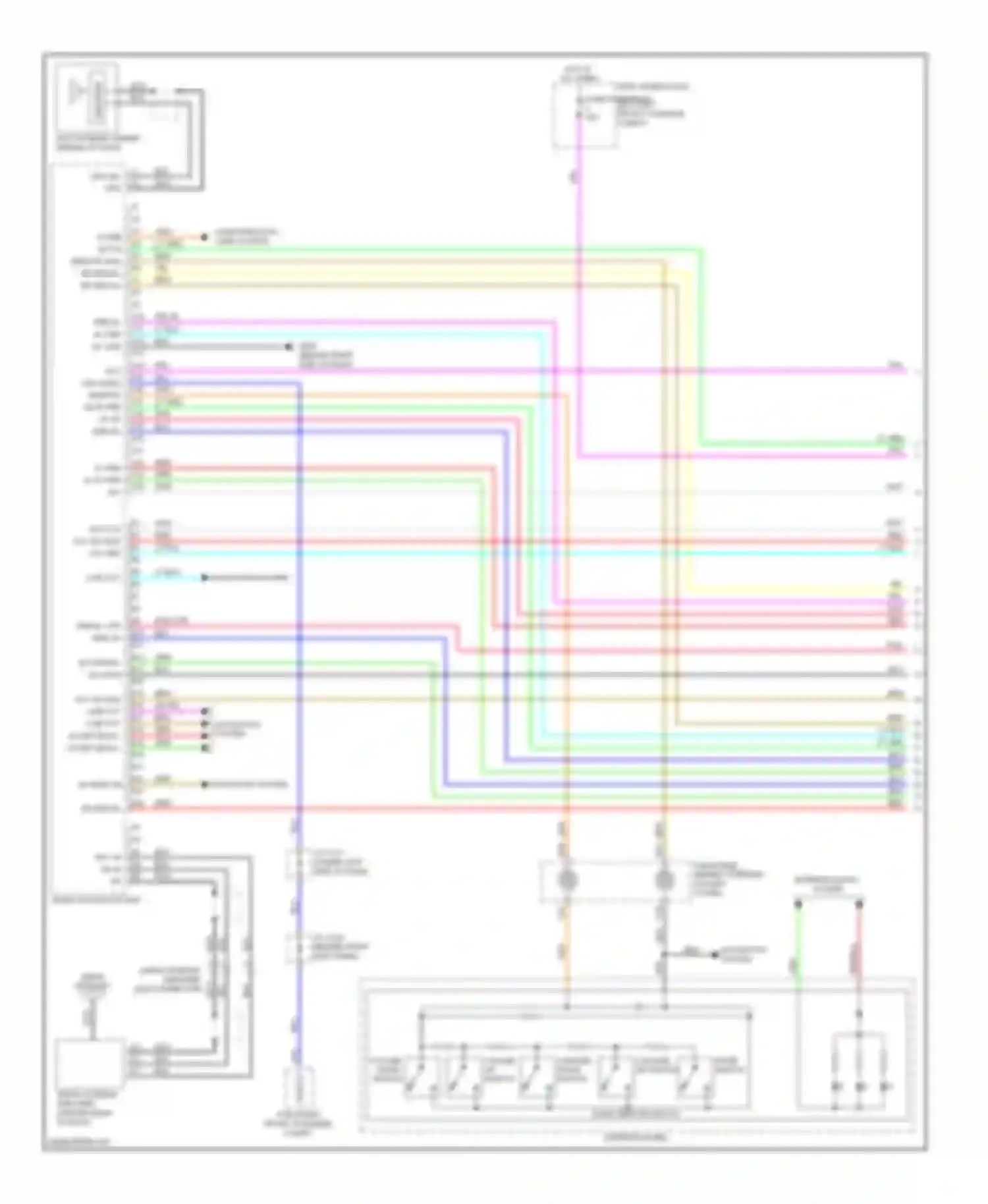 Wiring diagram steering wheel) for Acura MDX II facelift (2010-2013) (9 of 14)