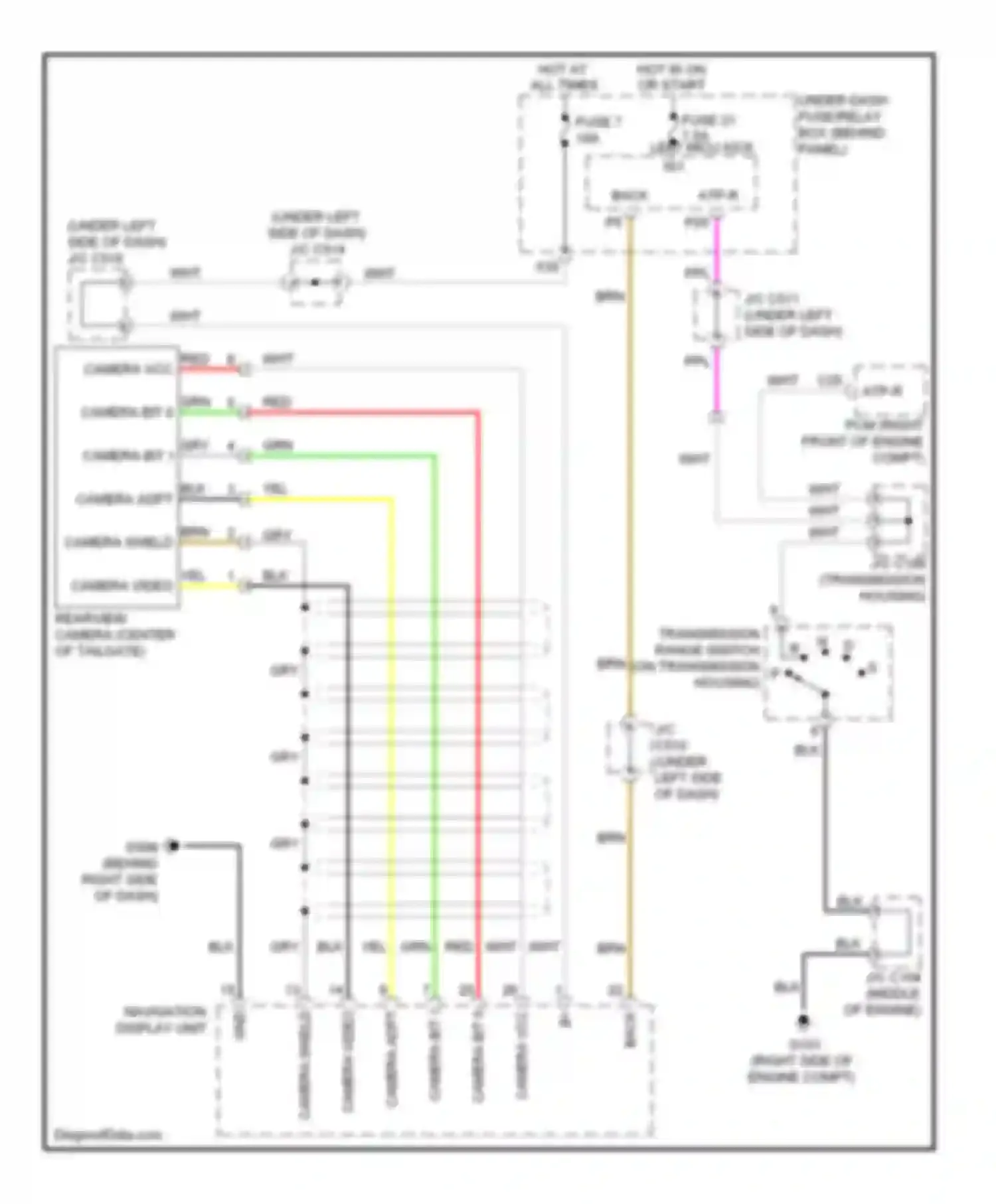 Wiring diagram wht for Acura MDX II facelift (2010-2013) (60 of 103)