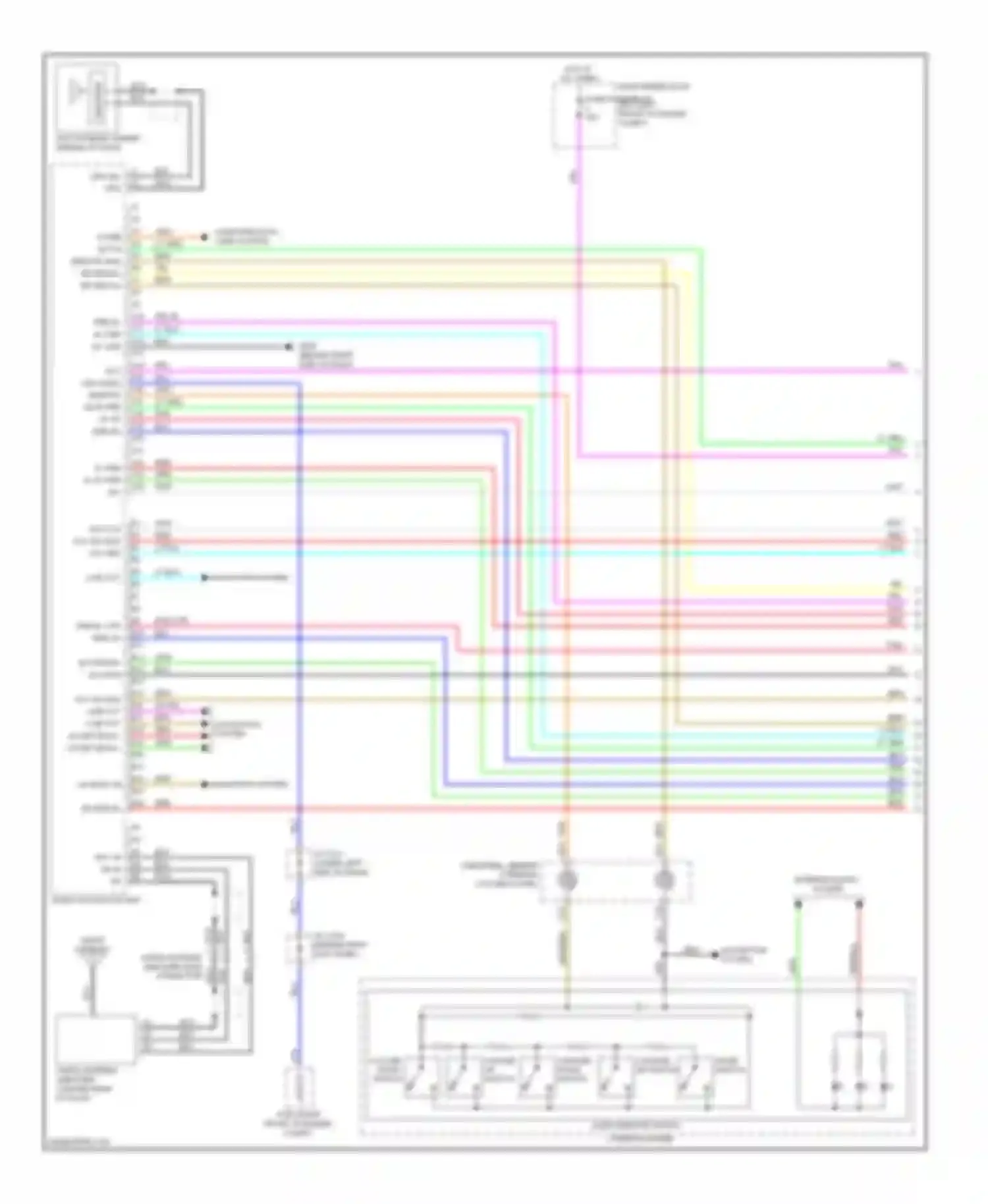 Wiring diagram yel for Acura MDX II facelift (2010-2013) (64 of 88)