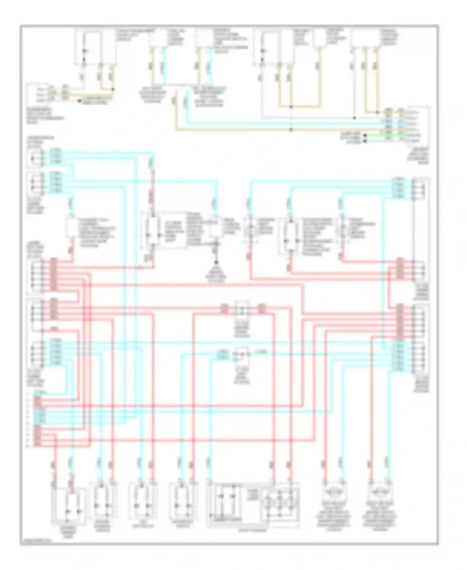 MDX Acura II (2006-2010): Instrument illumination circuit (2 of 2)