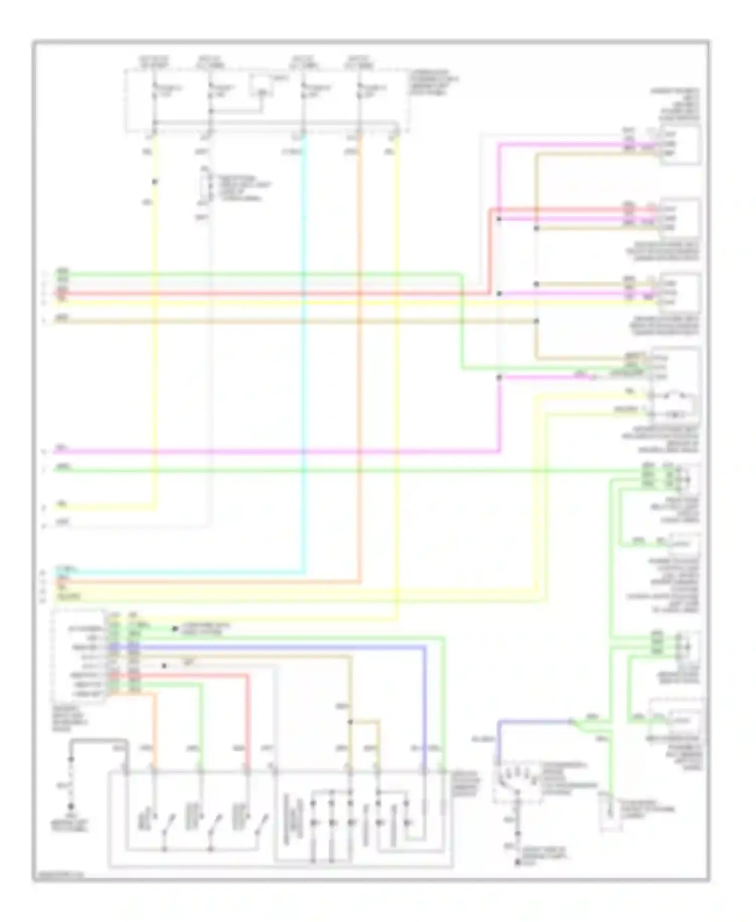 MDX Acura II (2006-2010): Driver"s memory seat circuit (2 of 2)