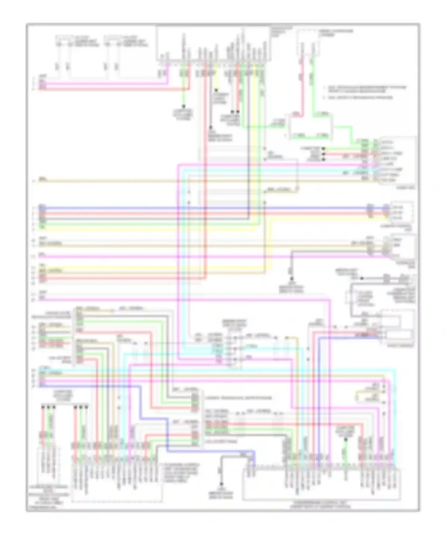 MDX Acura II (2006-2010): Navigation circuit (2 of 2)