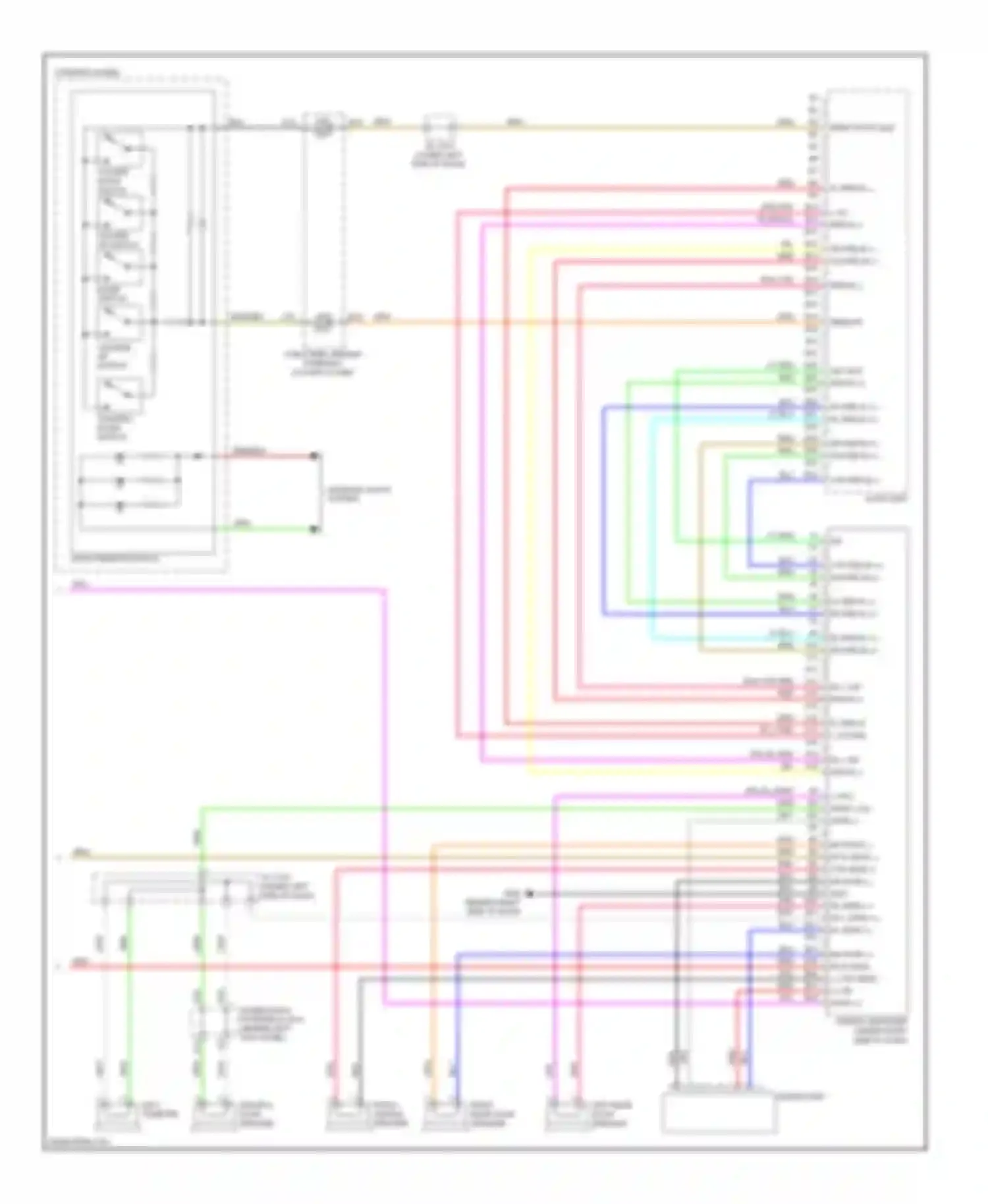 MDX Acura II (2006-2010): Base radio circuit (2 of 2)