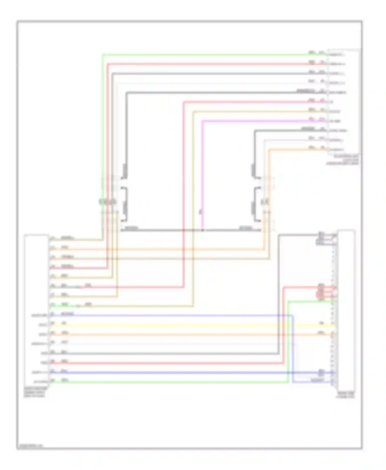 MDX Acura II (2006-2010): Music link circuit, accessory with navigation