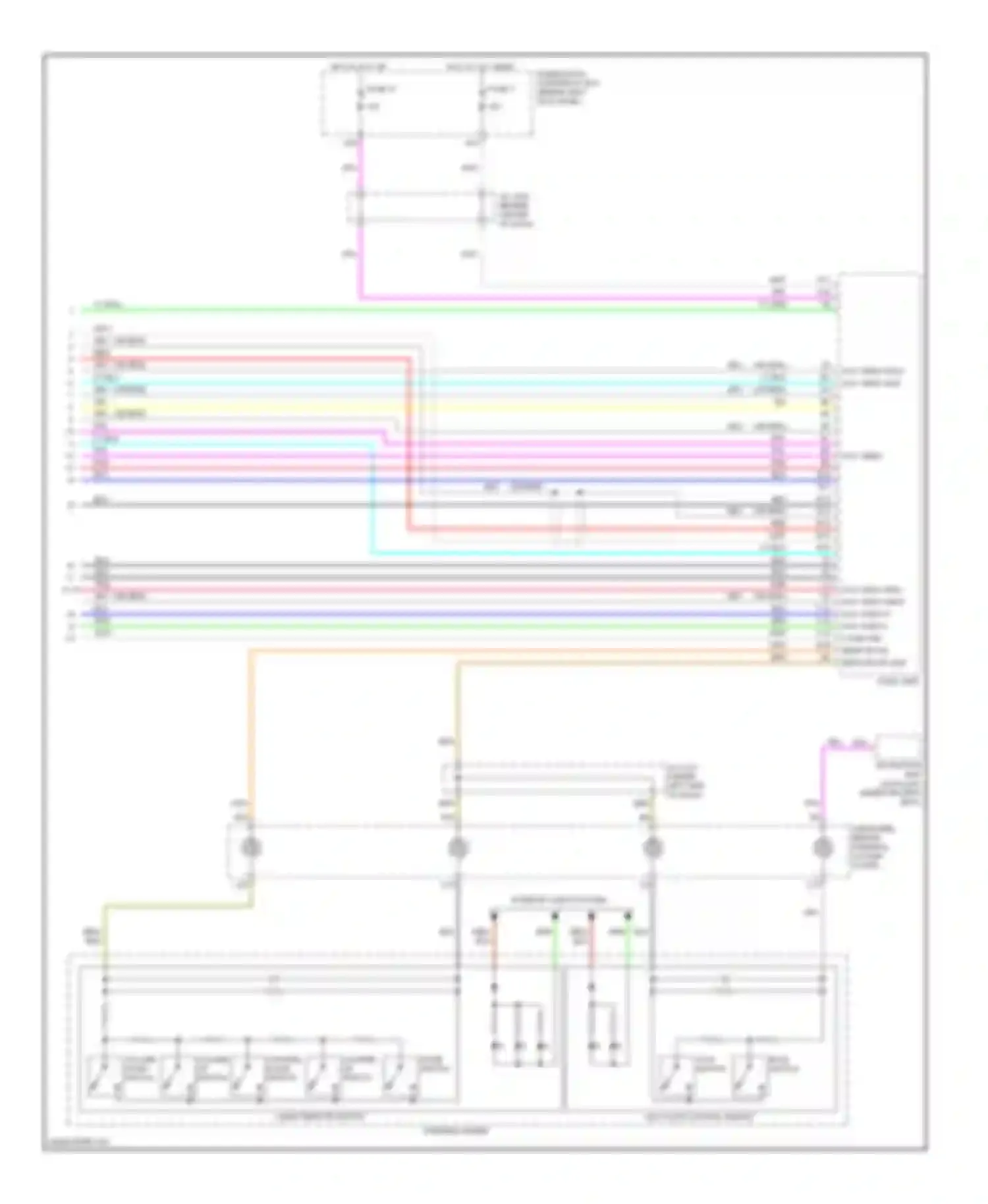 MDX Acura II (2006-2010): Rear seat entertainment circuit (2 of 2)
