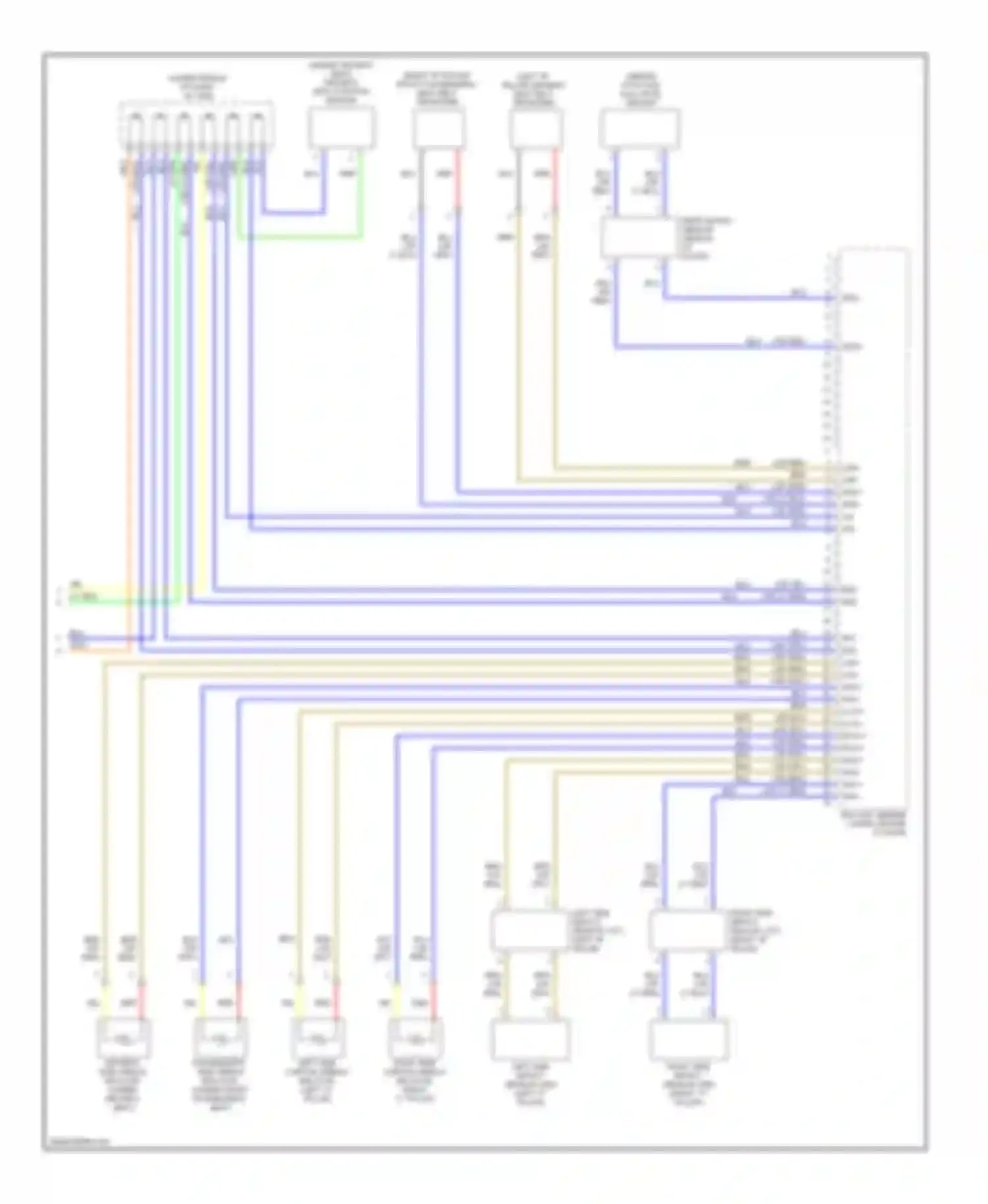 MDX Acura II (2006-2010): Supplemental restraints circuit (3 of 3)
