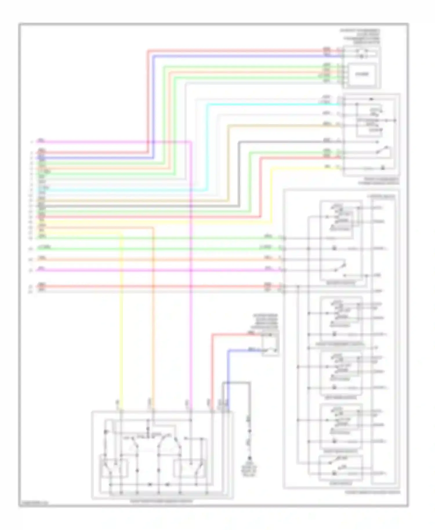 Wiring diagram auto up up off for Acura MDX II (2006-2010) (1 of 1)