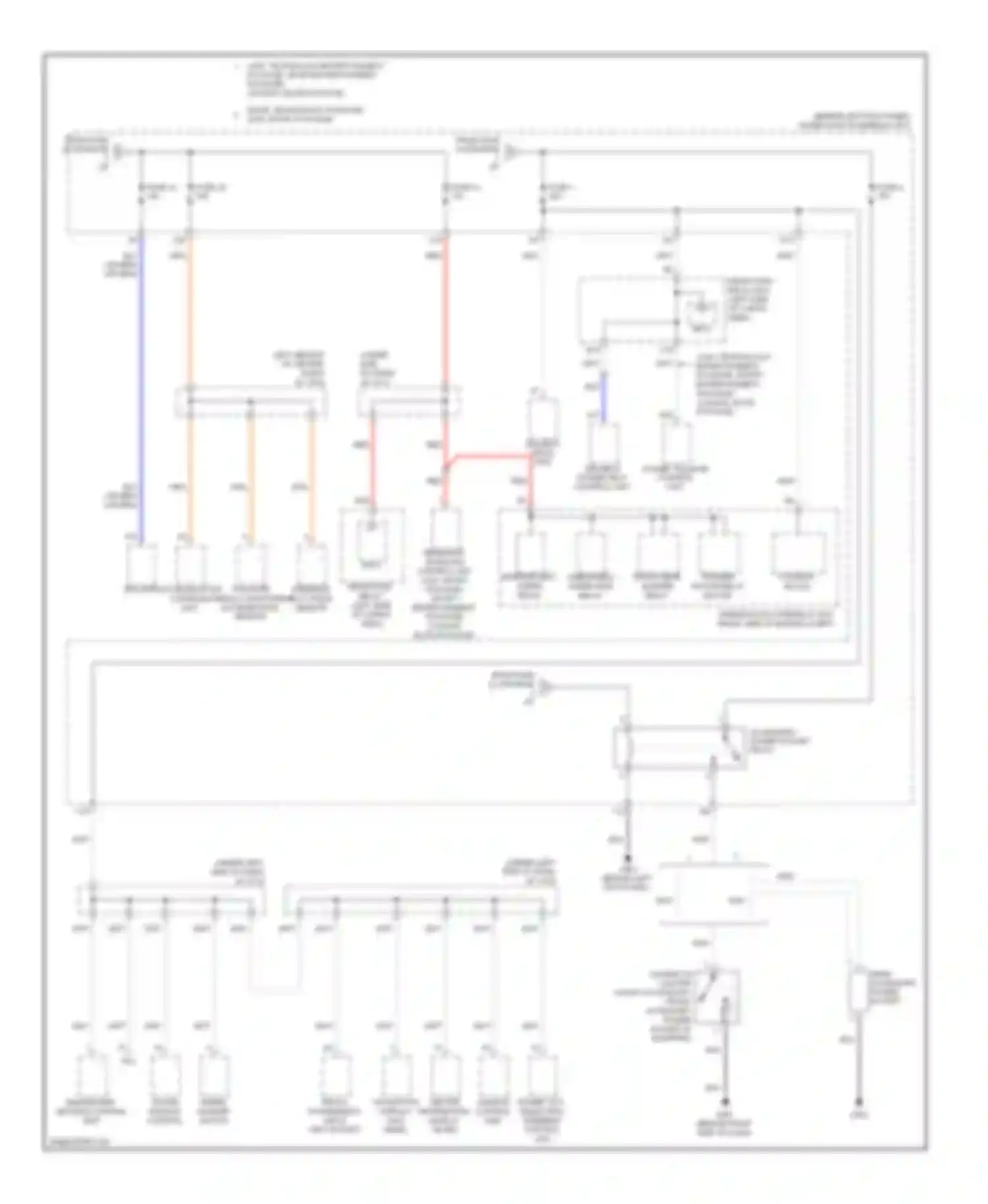 Wiring diagram base, technology package; usa: sport package for Acura MDX II (2006-2010) (2 of 2)