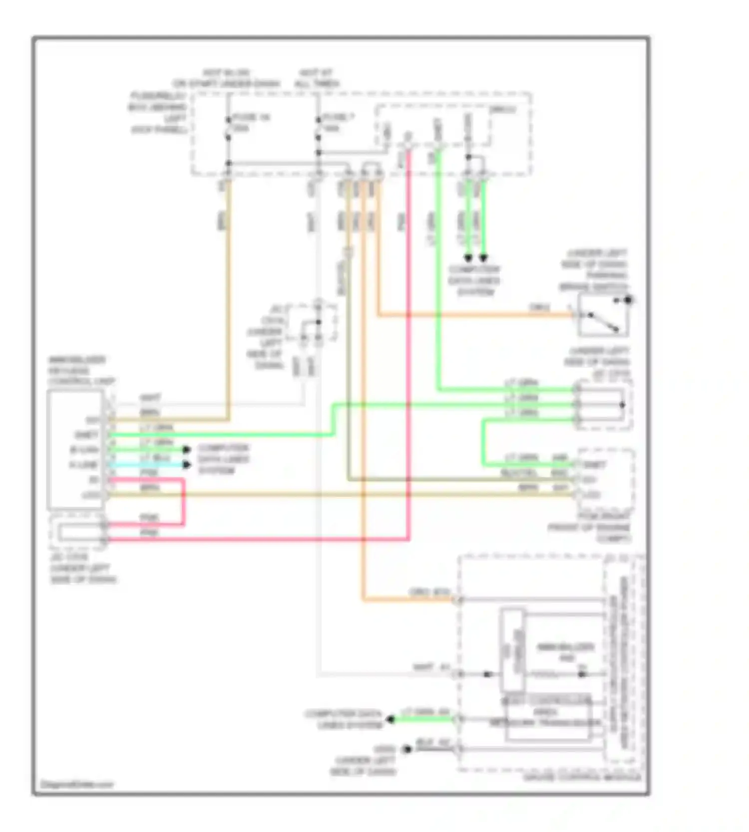 Wiring diagram blk for Acura MDX II (2006-2010) (10 of 89)