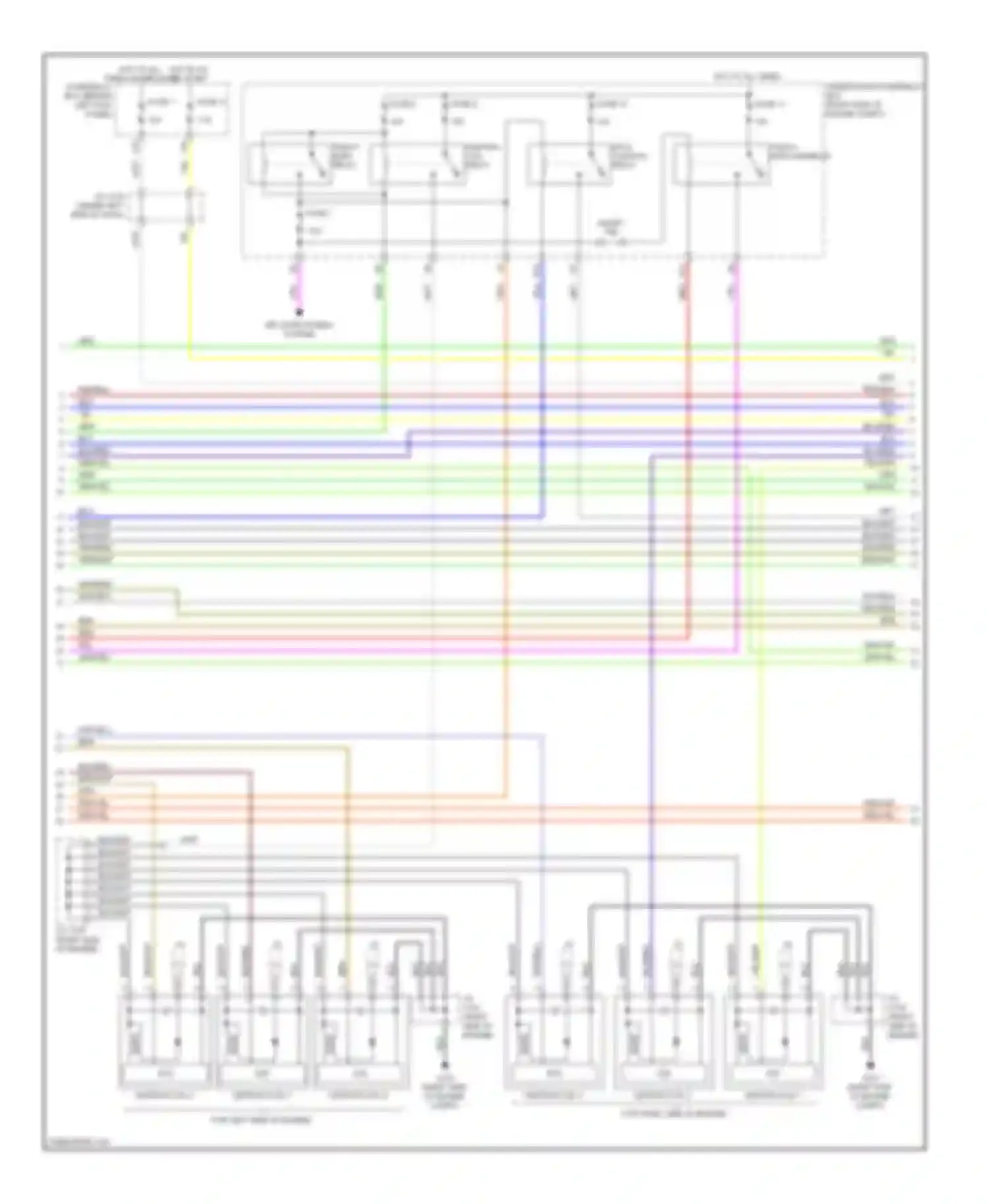 Wiring diagram blk/wht for Acura MDX II (2006-2010) (5 of 6)