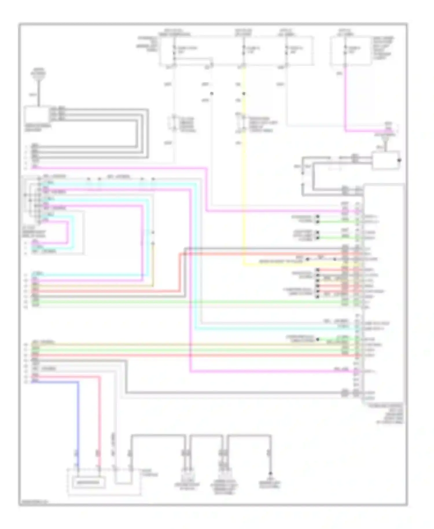 Wiring diagram computer data lines for Acura MDX II (2006-2010) (1 of 2)