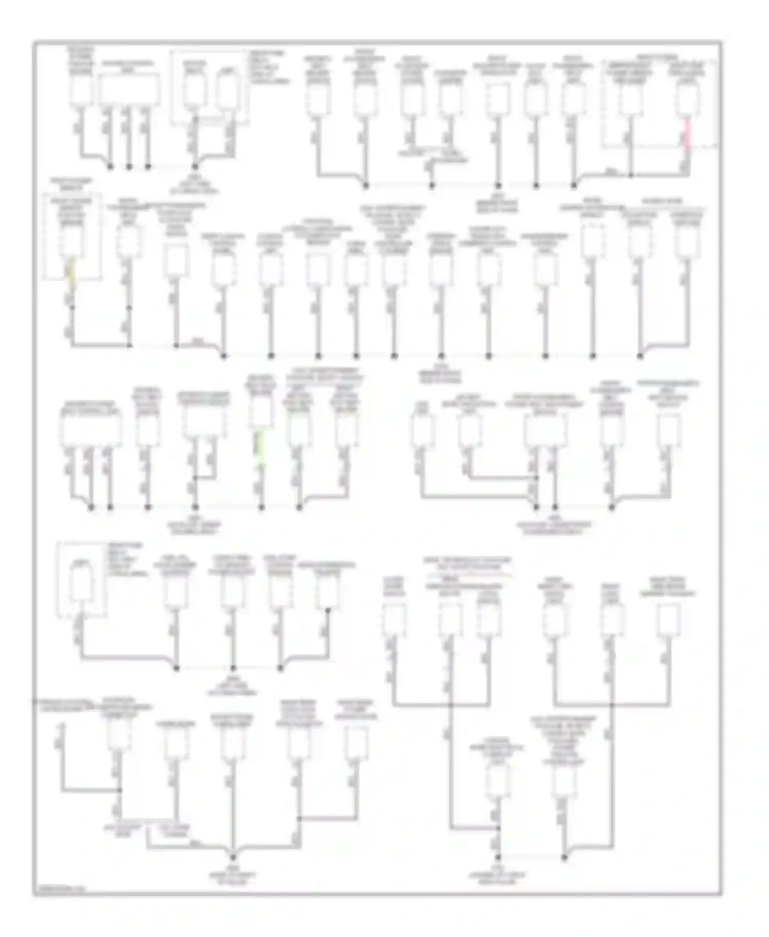 Wiring diagram except base for Acura MDX II (2006-2010) (1 of 3)