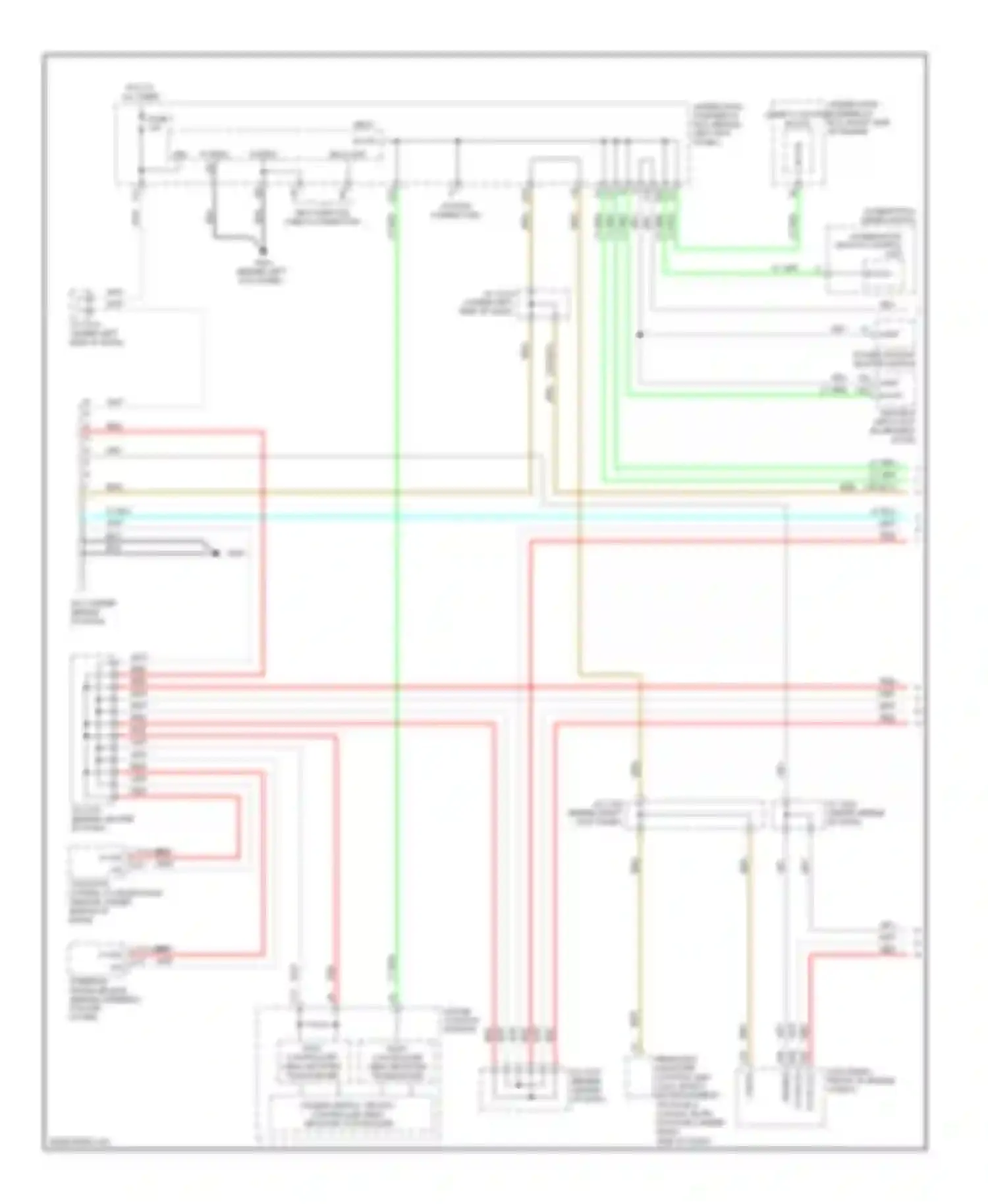 Wiring diagram f-can hi for Acura MDX II (2006-2010) (1 of 3)
