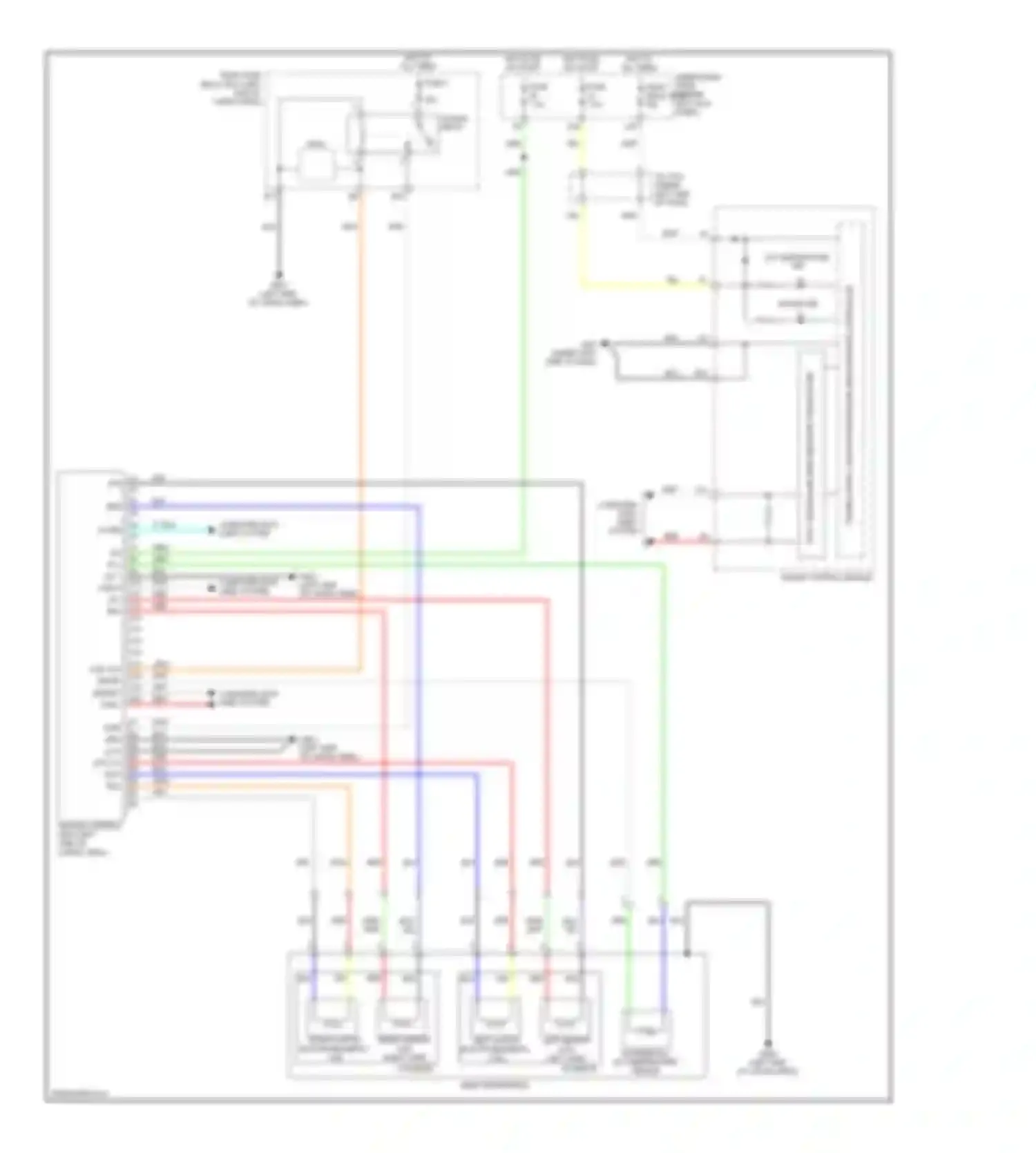 Wiring diagram fsr tch write enable can-l for Acura MDX II (2006-2010) (1 of 1)