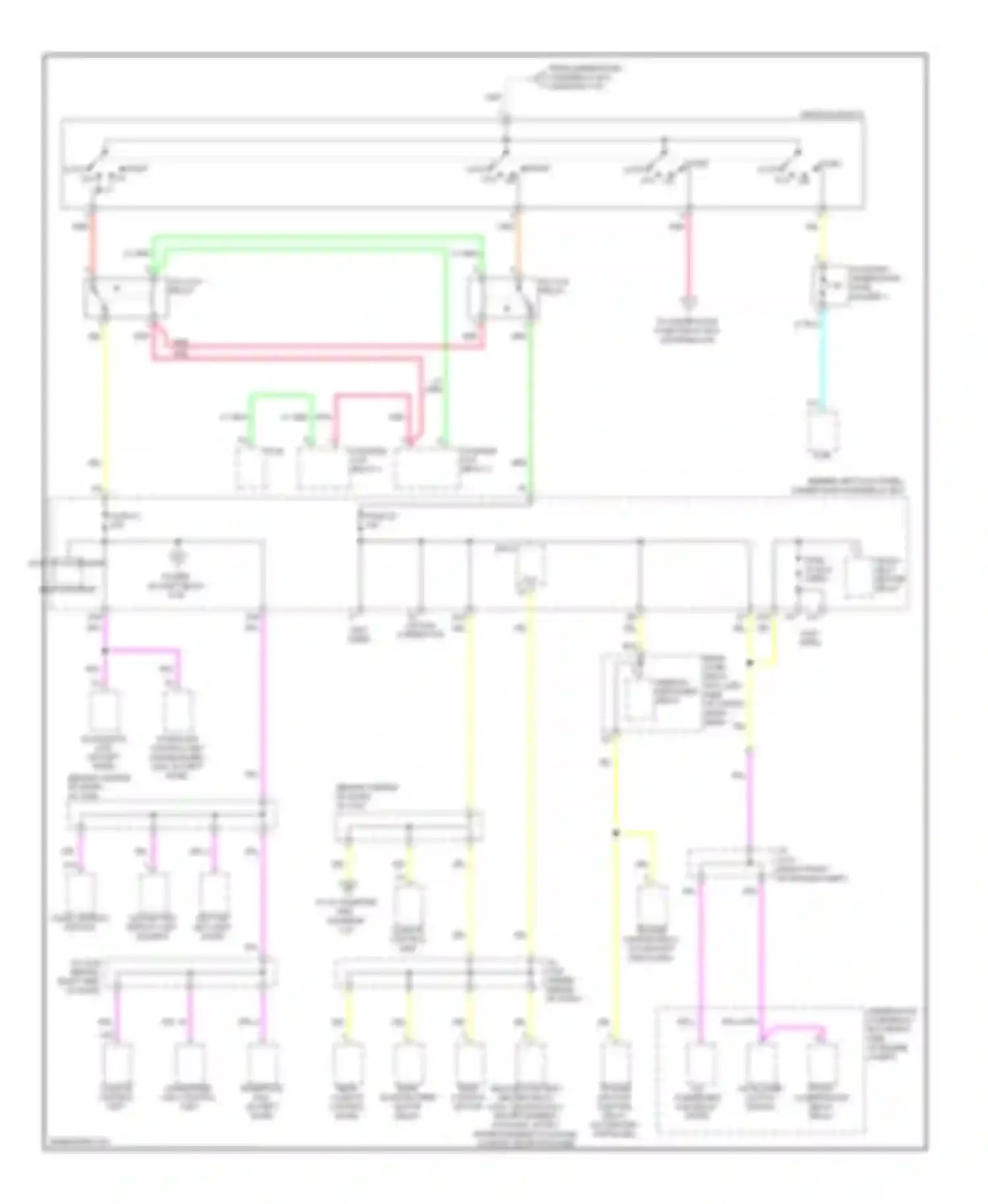 Wiring diagram fuse 23 (not front seat for Acura MDX II (2006-2010) (1 of 1)