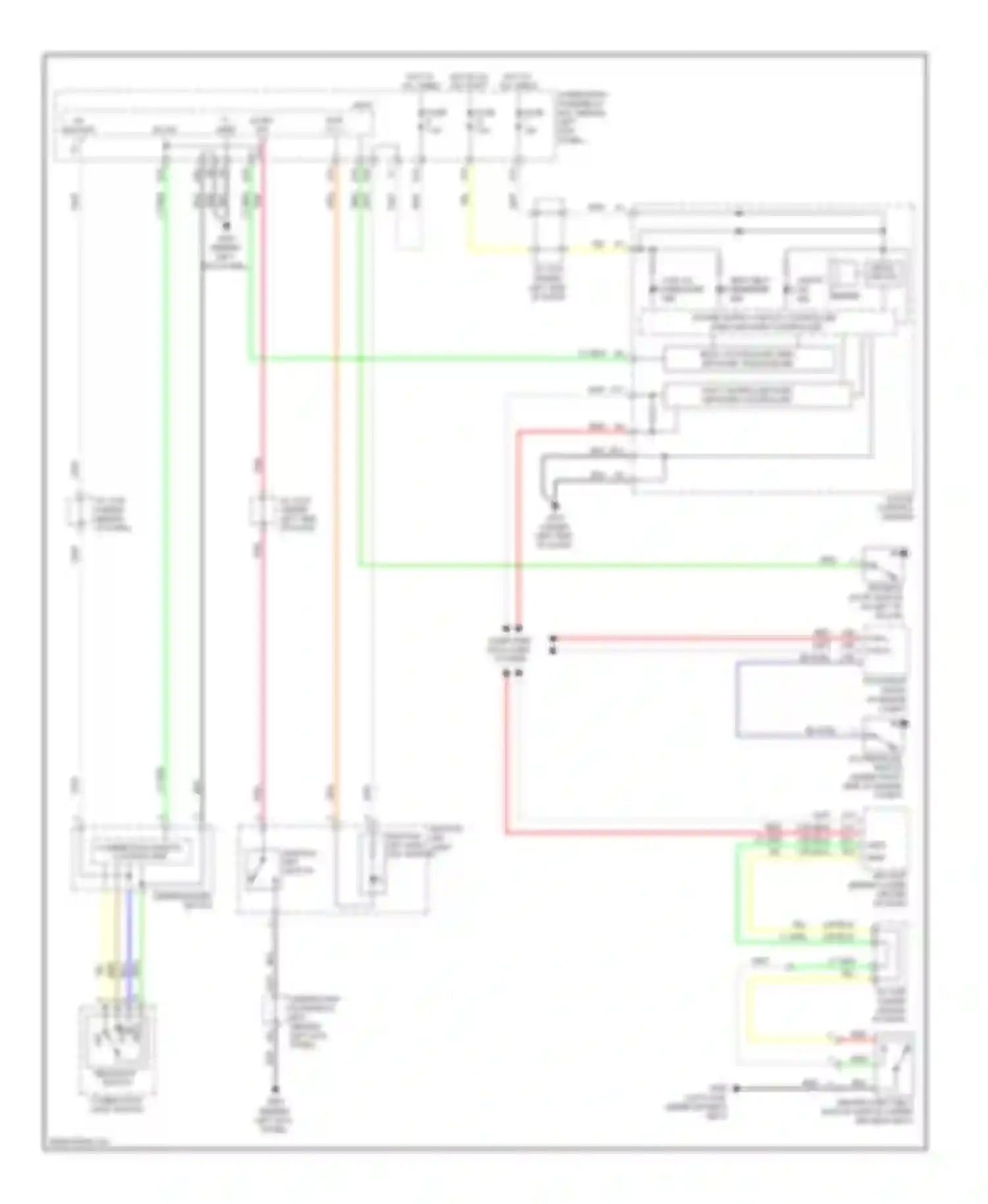 Wiring diagram lights on ind for Acura MDX II (2006-2010) (1 of 1)
