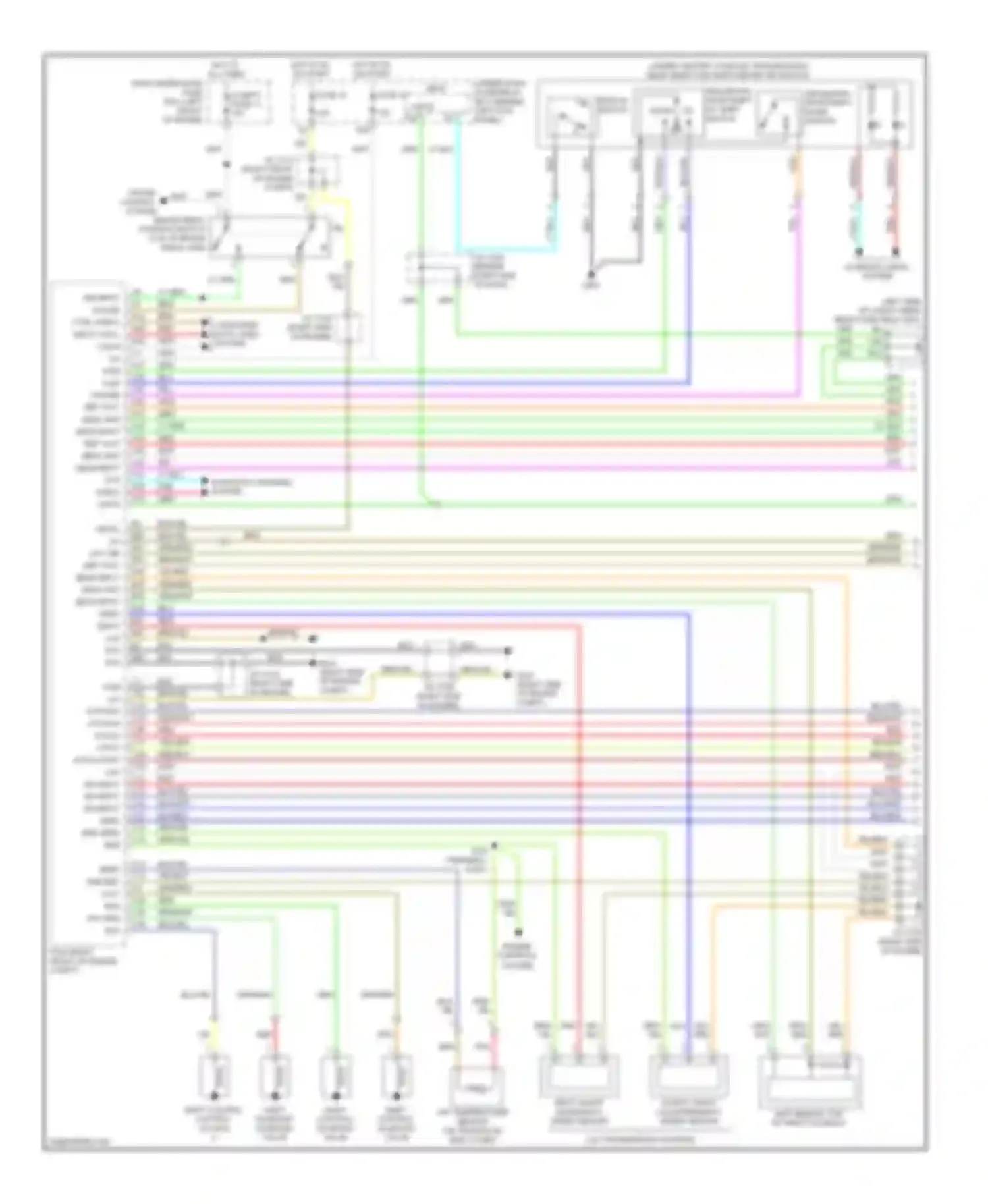 Wiring diagram park in switch for Acura MDX II (2006-2010) (1 of 2)