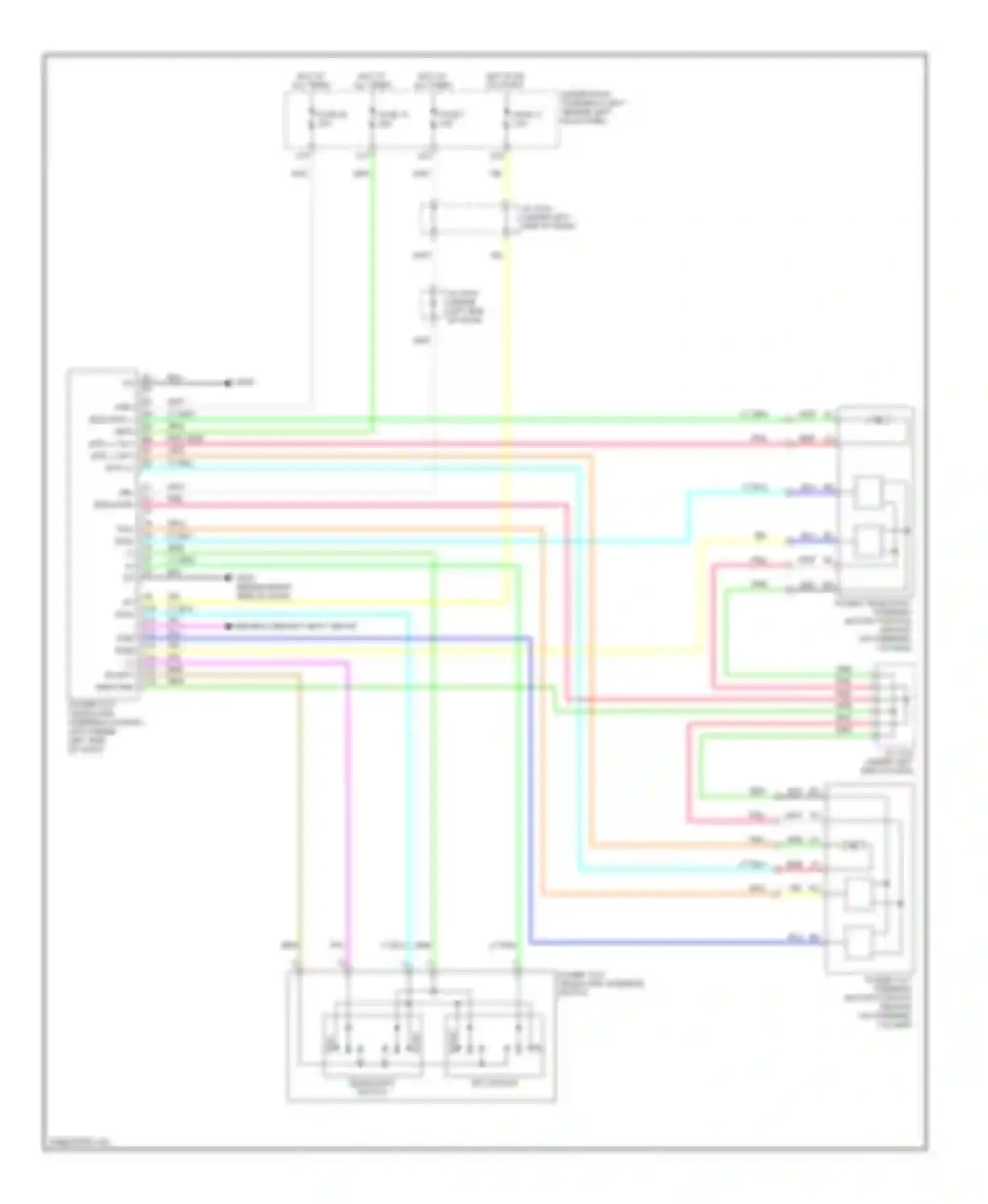 Wiring diagram pnk pnk for Acura MDX II (2006-2010) (3 of 8)