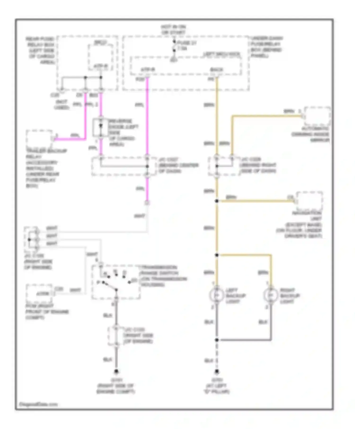 Wiring diagram ppl 1 ppl area) for Acura MDX II (2006-2010) (1 of 1)