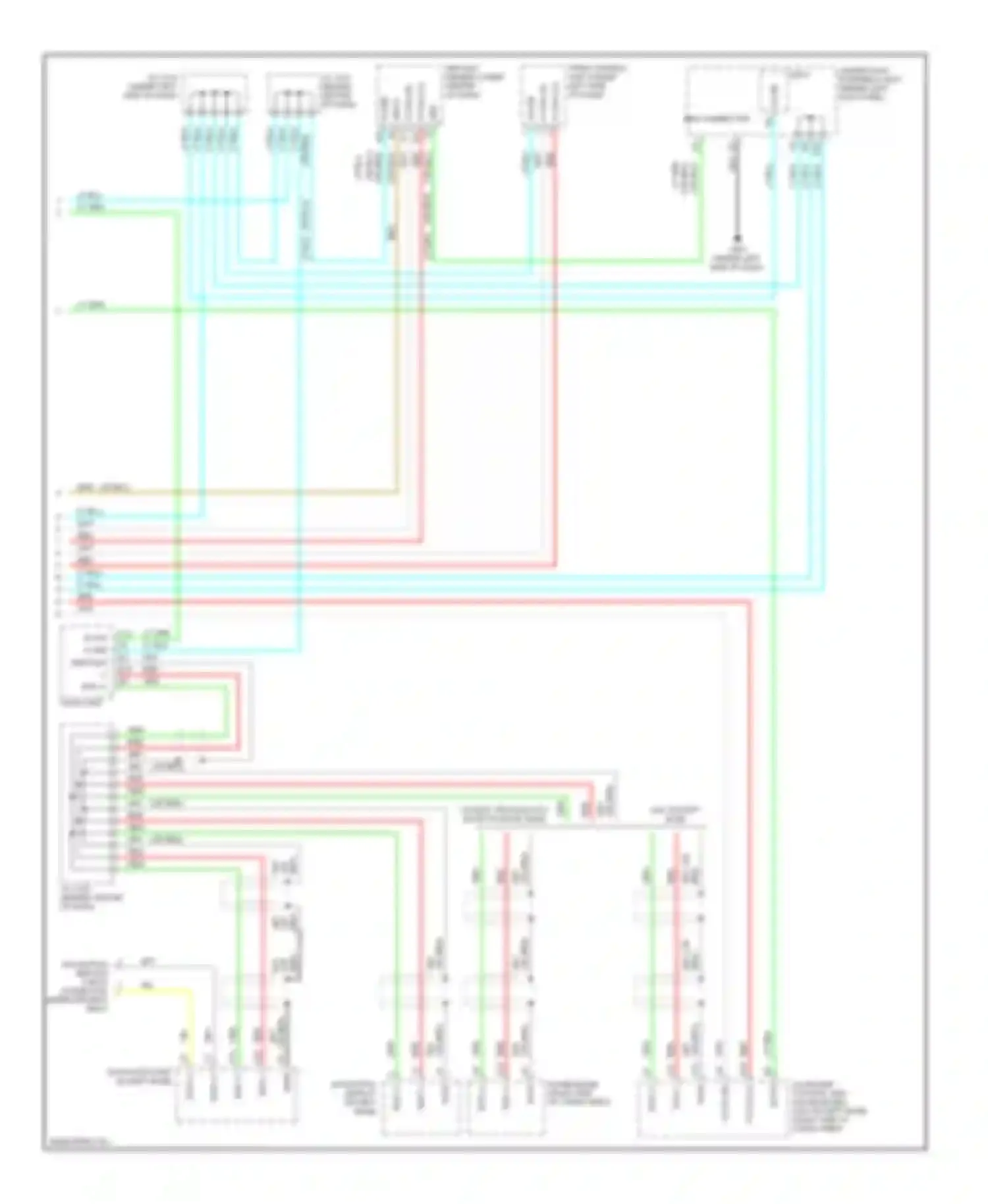 Wiring diagram red for Acura MDX II (2006-2010) (7 of 79)