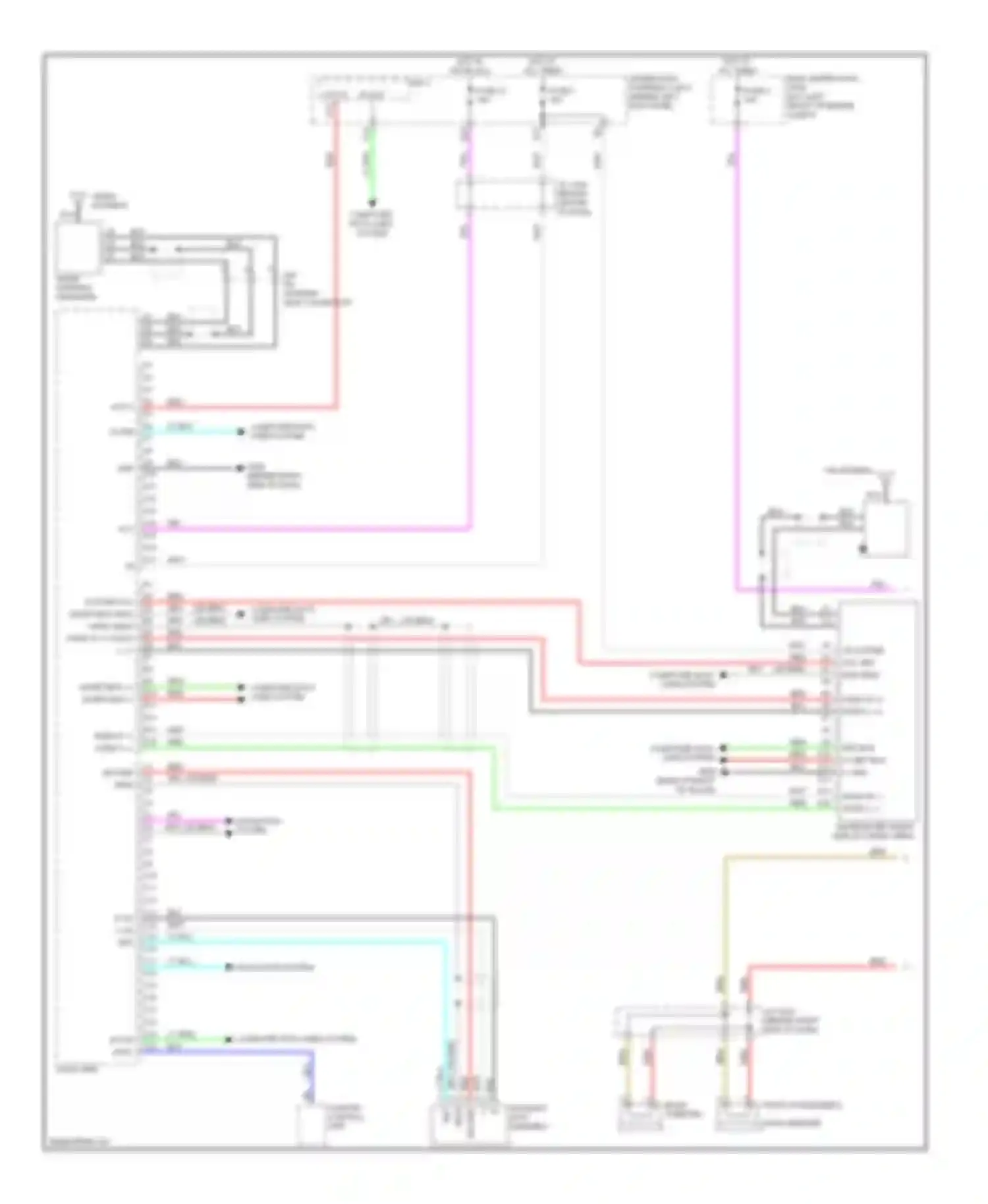 Wiring diagram sig gnd for Acura MDX II (2006-2010) (1 of 3)