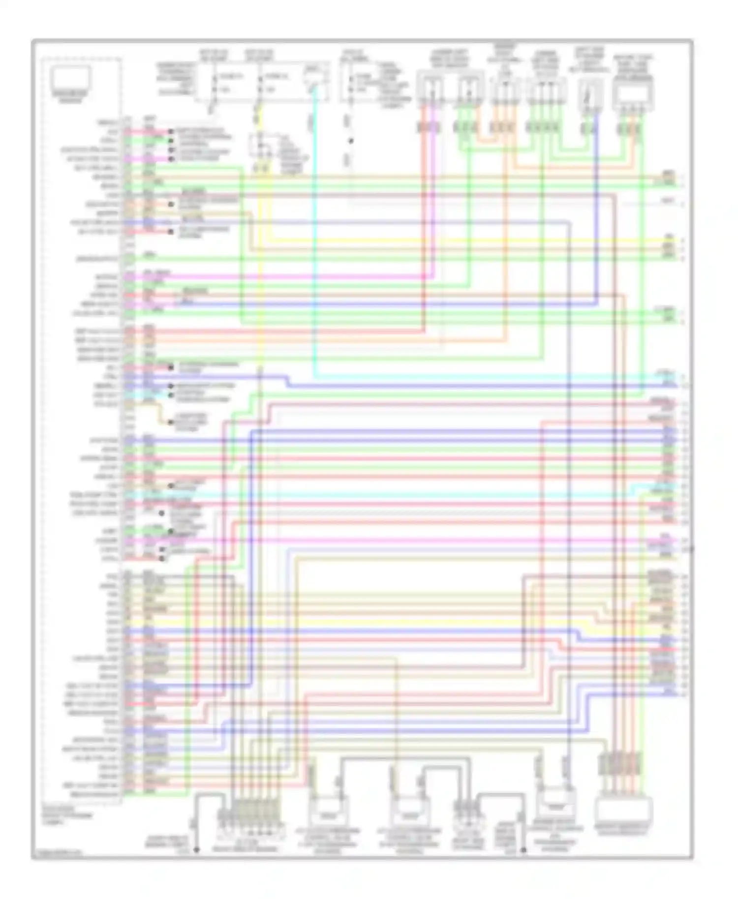 Wiring diagram wht/blk for Acura MDX II (2006-2010) (4 of 9)