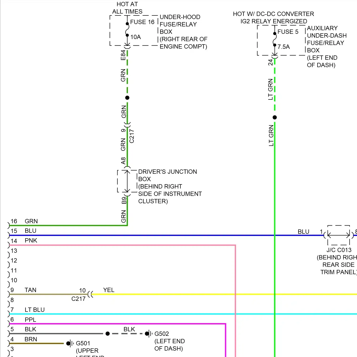 demo - Computer data lines circuit, except hybrid w/ auto idle stop (1 of 5) Computer data lines circuit, except hybrid w/ auto idle stop (1 of 5)