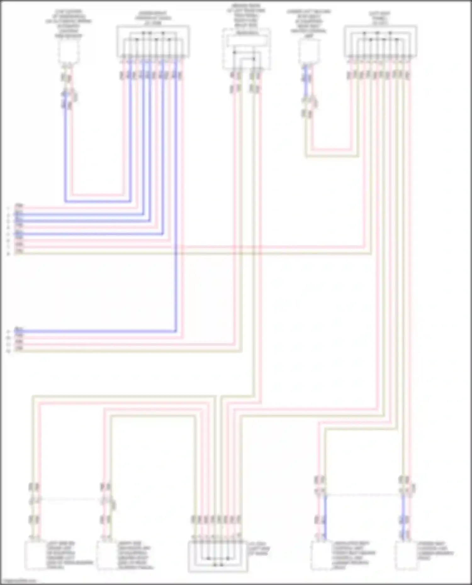 MDX Acura III facelift 2 (2016-2021): Computer data lines circuit, except hybrid w/o auto idle stop (5 of 5)