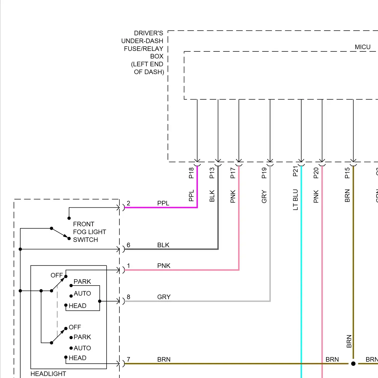 demo - Headlamps circuit (1 of 3) Headlamps circuit (1 of 3)