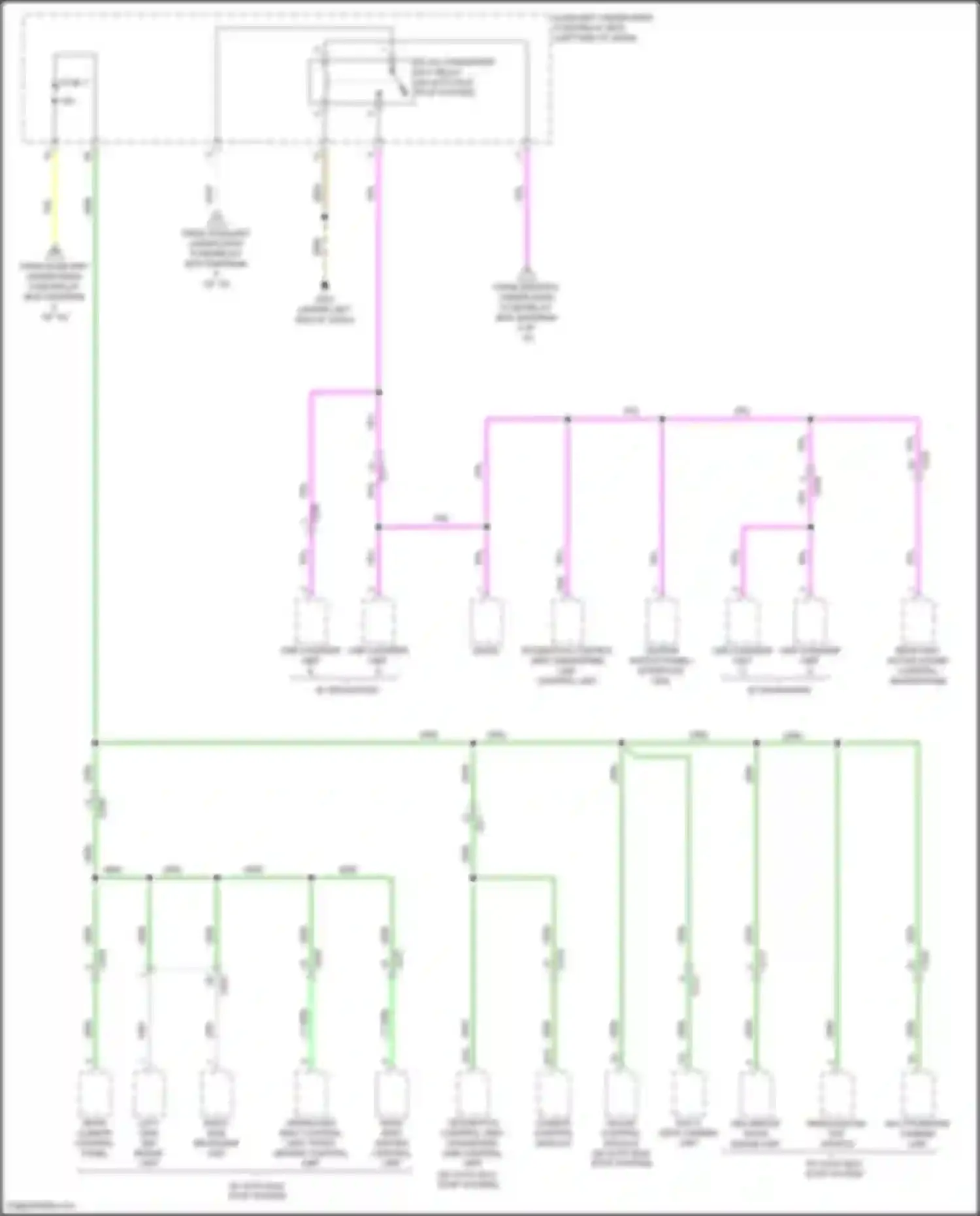 MDX Acura III facelift 2 (2016-2021): Power distribution circuit, except hybrid (10 of 10)