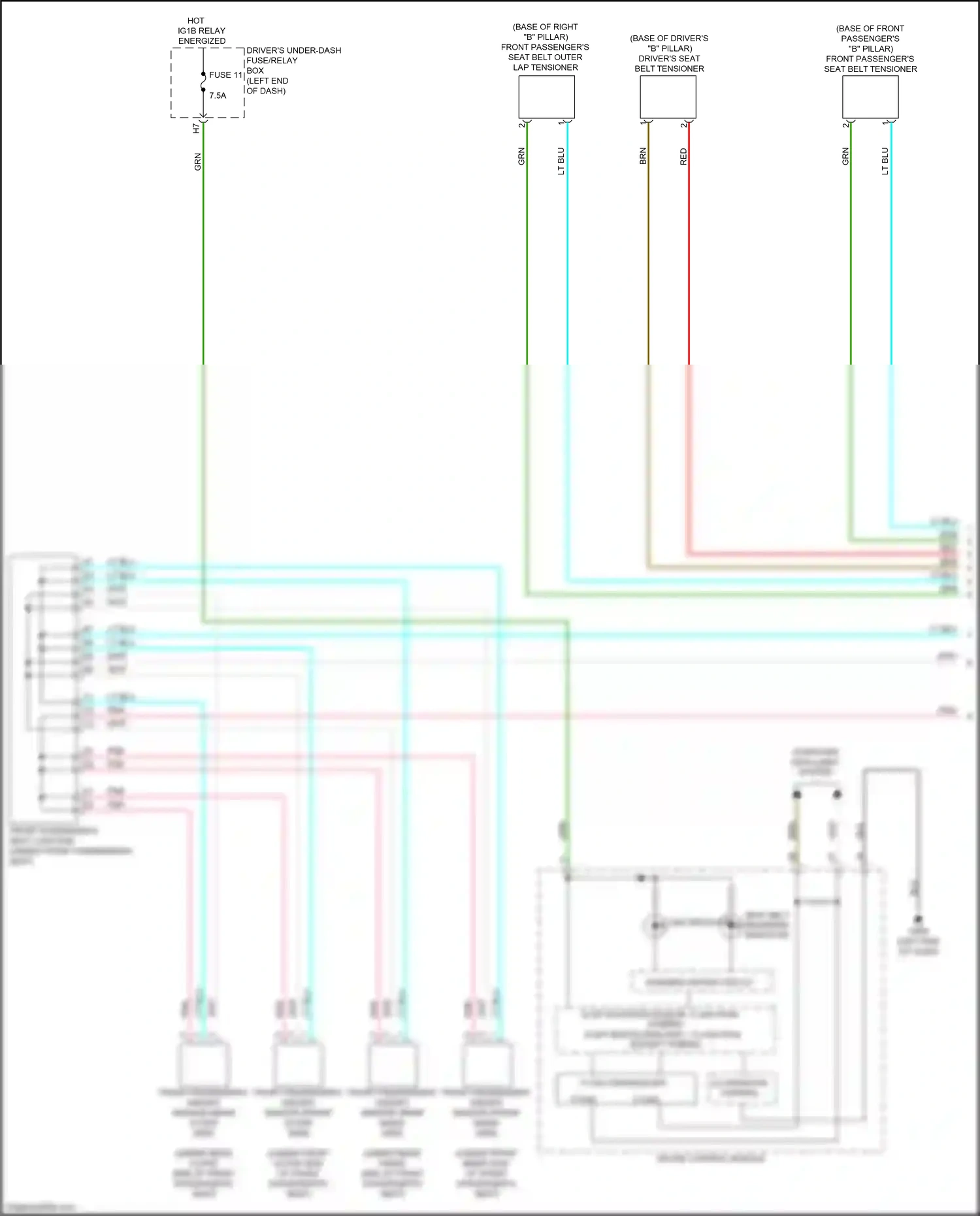 Acura MDX III facelift 2 (2016-2021) 32-bit microcomputer + flash rom wiring diagram  (24 of 25)
