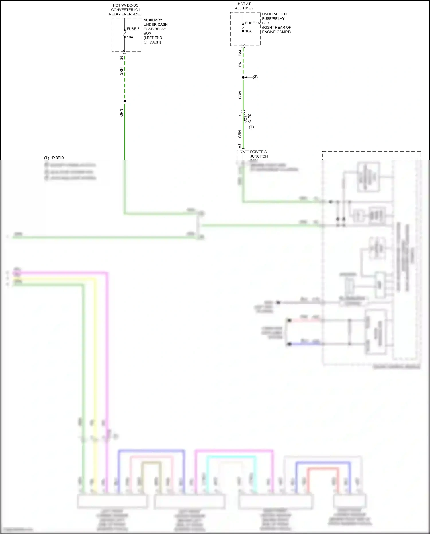 Acura MDX III facelift 2 (2016-2021) 32-bit microcomputer + flash rom wiring diagram  (7 of 25)