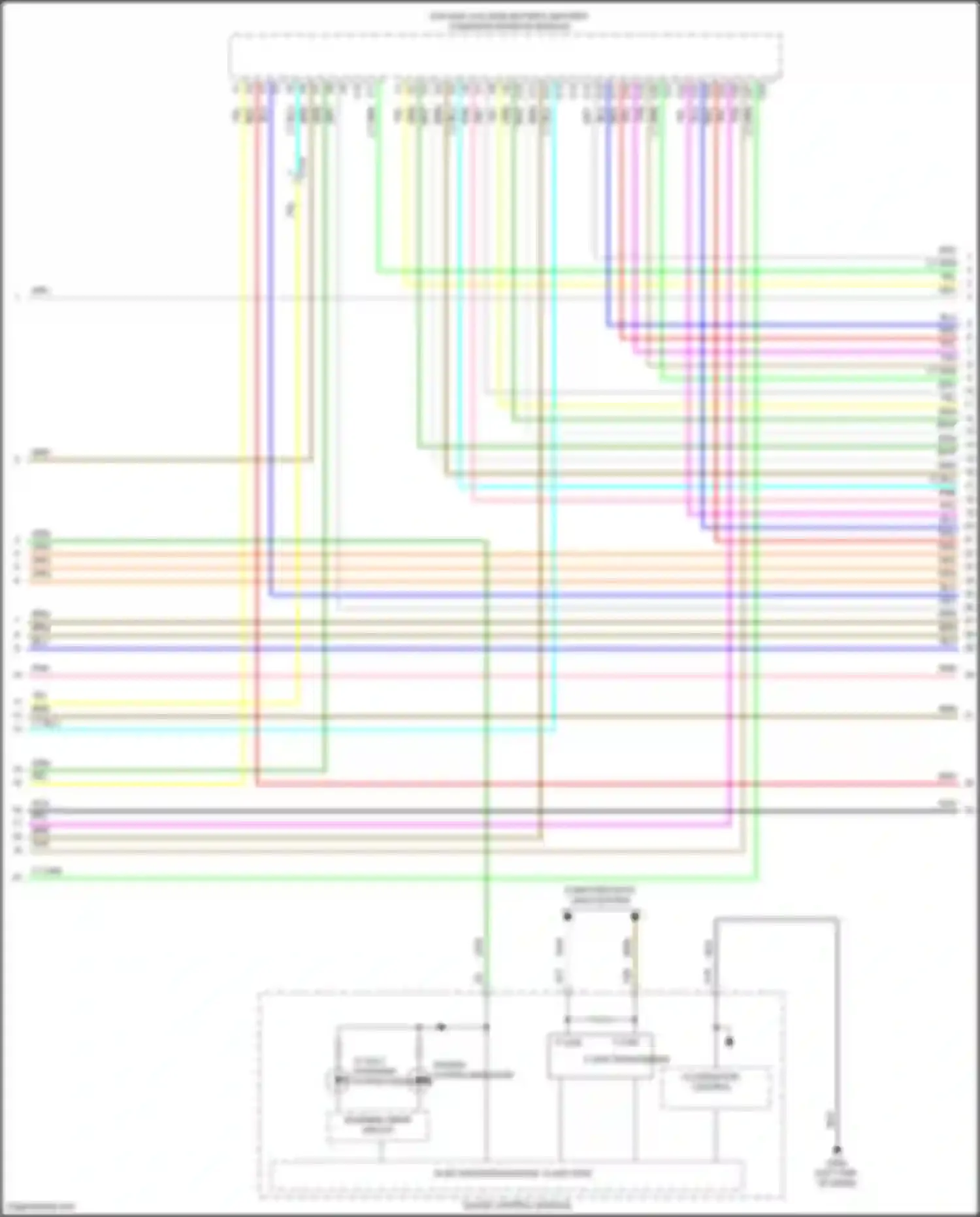 Wiring diagram 32 bit microprocessor, flash rom for Acura MDX III facelift 2 (2016-2021) (15 of 15)