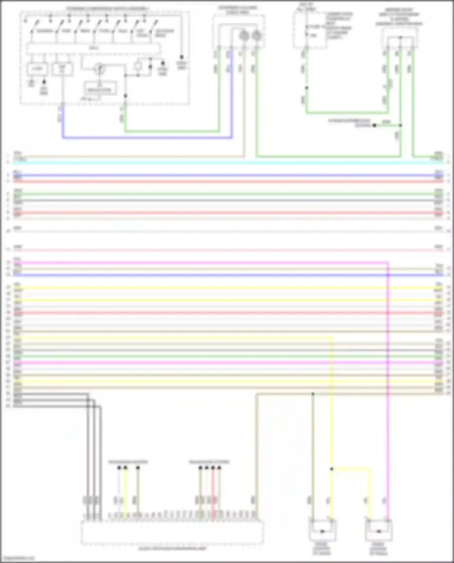 Wiring diagram audio unit/audio navigation unit for Acura MDX III facelift 2 (2016-2021) (9 of 11)