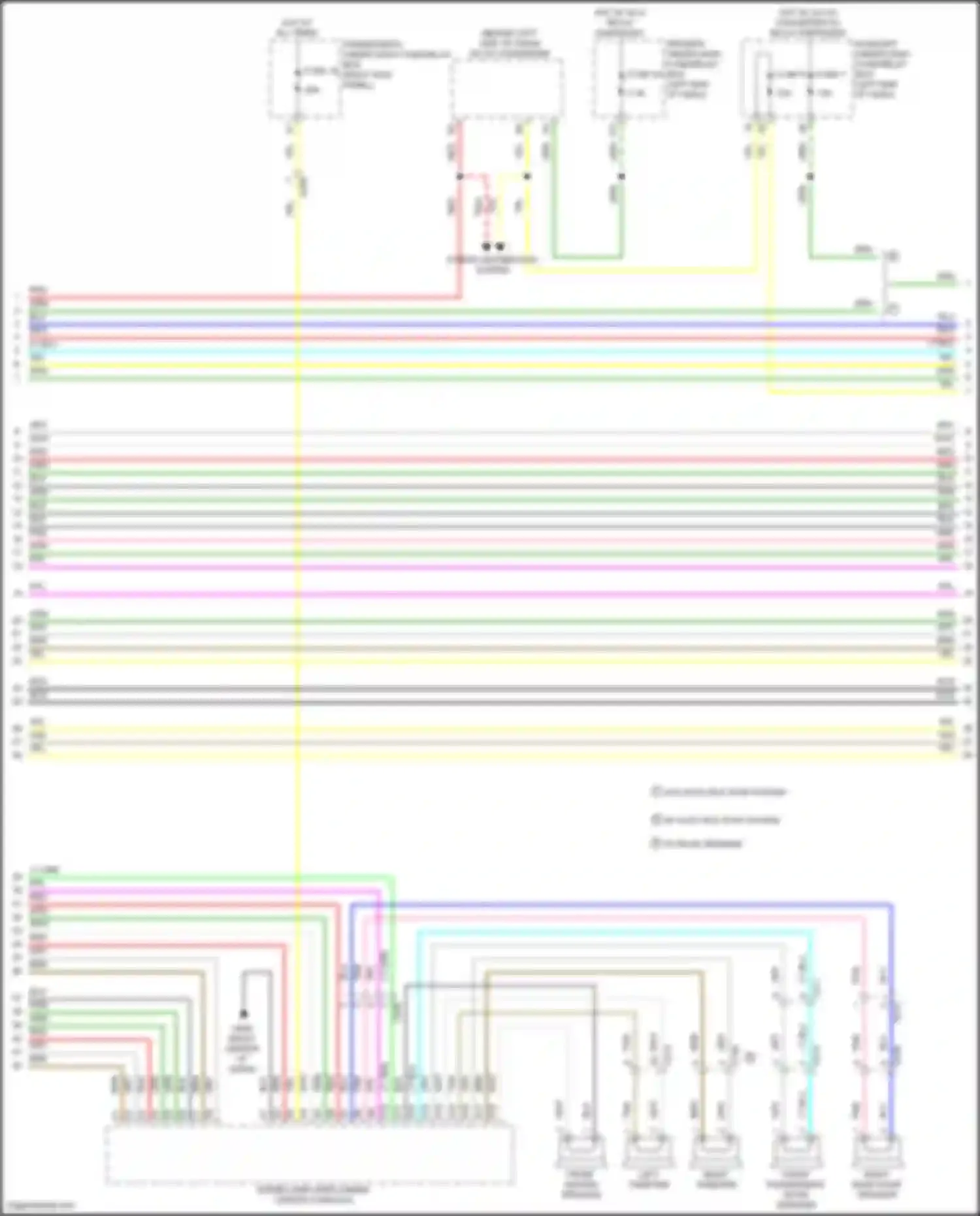 Wiring diagram auxiliary under-dash fuse/relay box for Acura MDX III facelift 2 (2016-2021) (9 of 35)