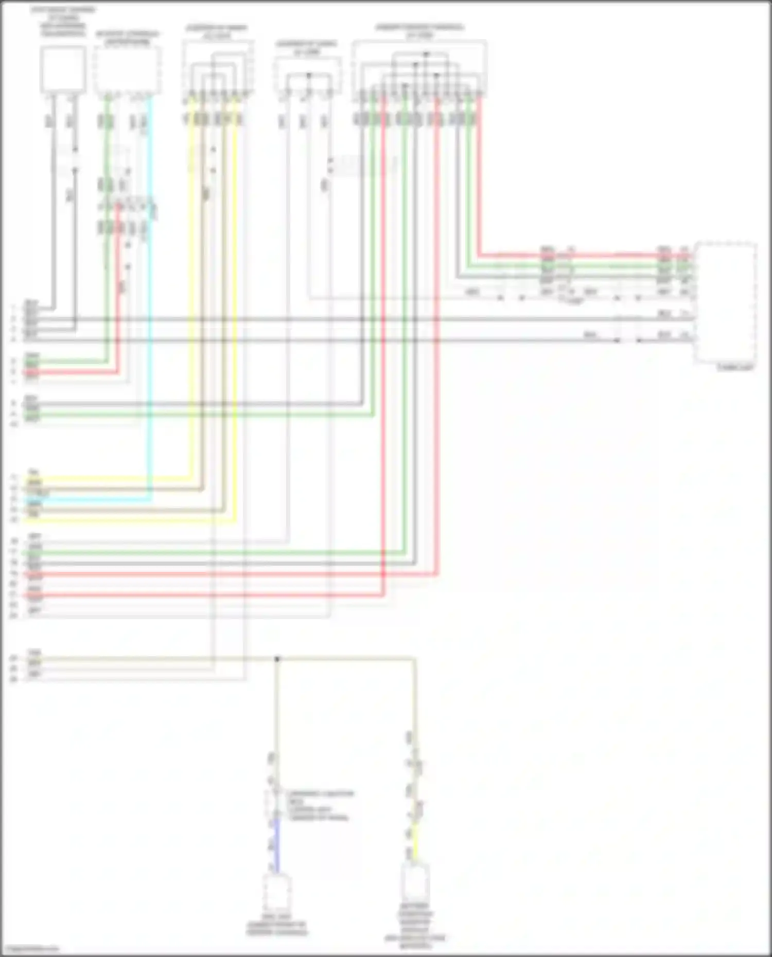 Wiring diagram battery condition monitor module for Acura MDX III facelift 2 (2016-2021) (3 of 7)
