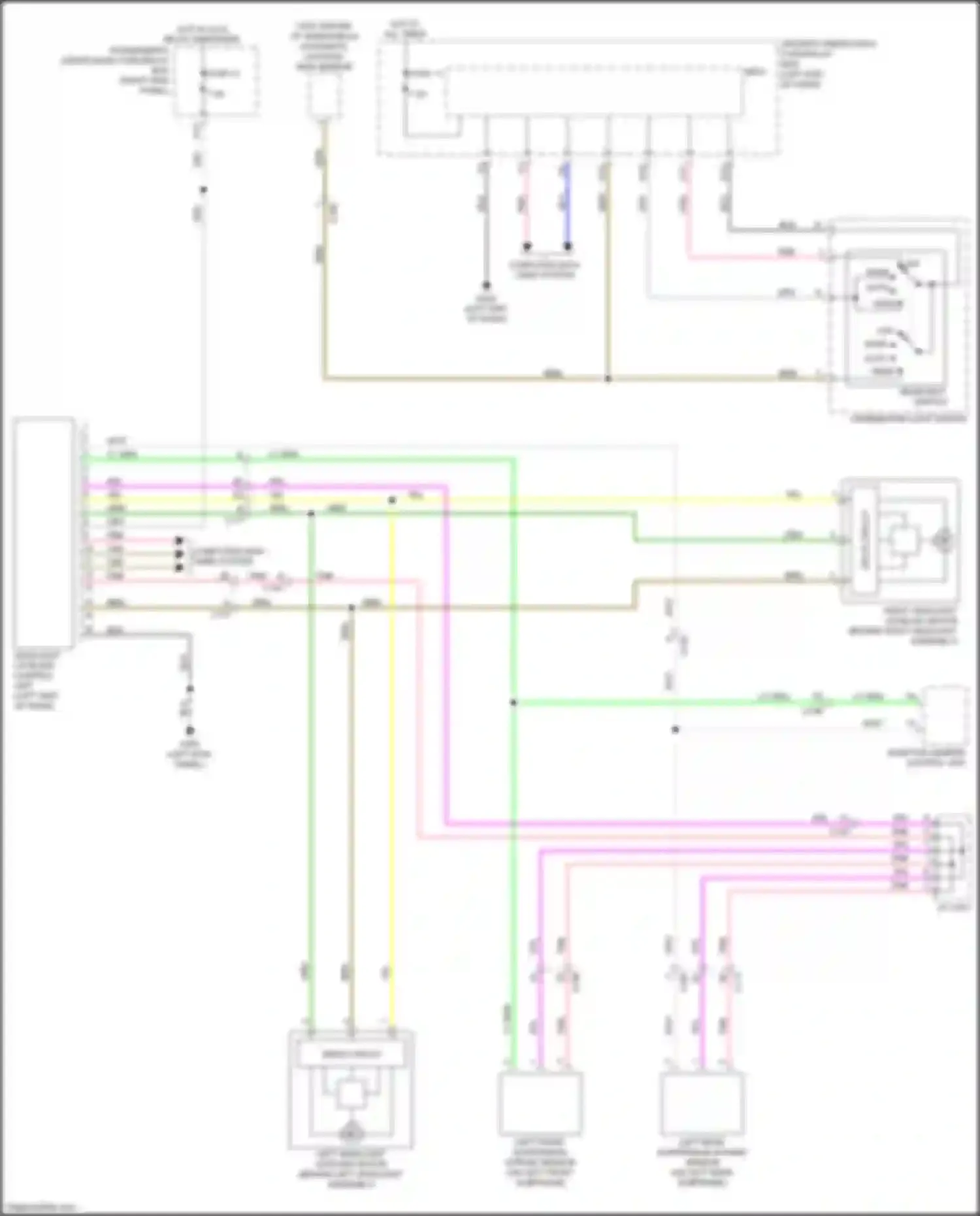 Wiring diagram blk for Acura MDX III facelift 2 (2016-2021) (17 of 220)