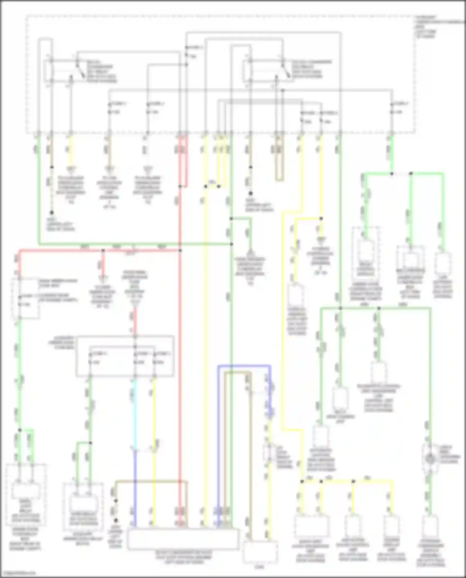 Wiring diagram blu for Acura MDX III facelift 2 (2016-2021) (132 of 224)